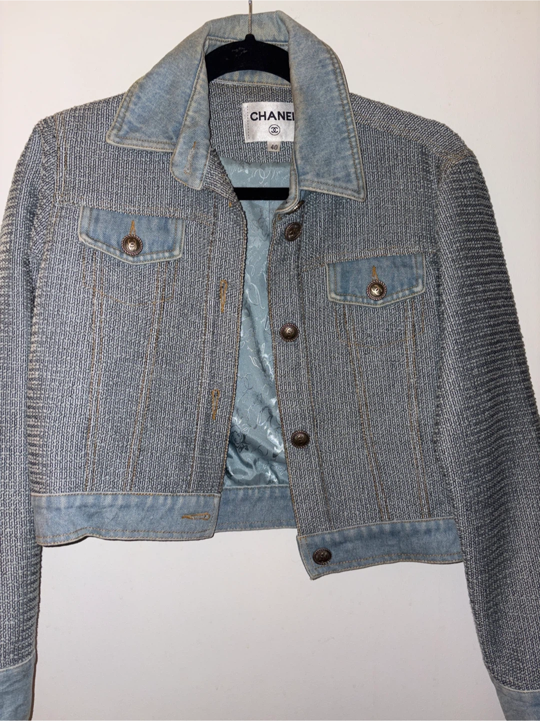 Chanel Women's Denim and Tweed Jacket - 🧡🧡Size 40