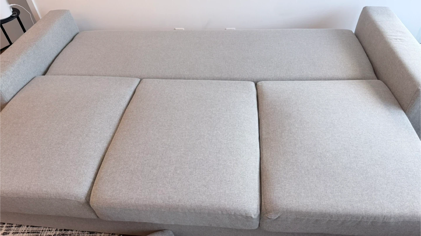 IKEA BÄRSLÖV Sofa Bed - Tibbleby beige/gray - photo 2