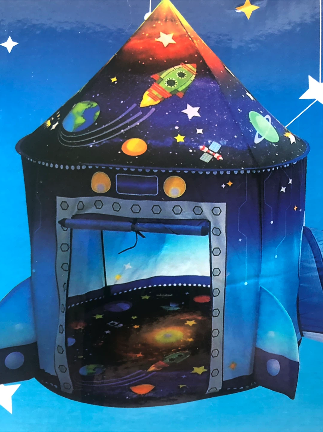 🧡 WillingHeart 3-in-1 Rocket Play Tent - photo 2