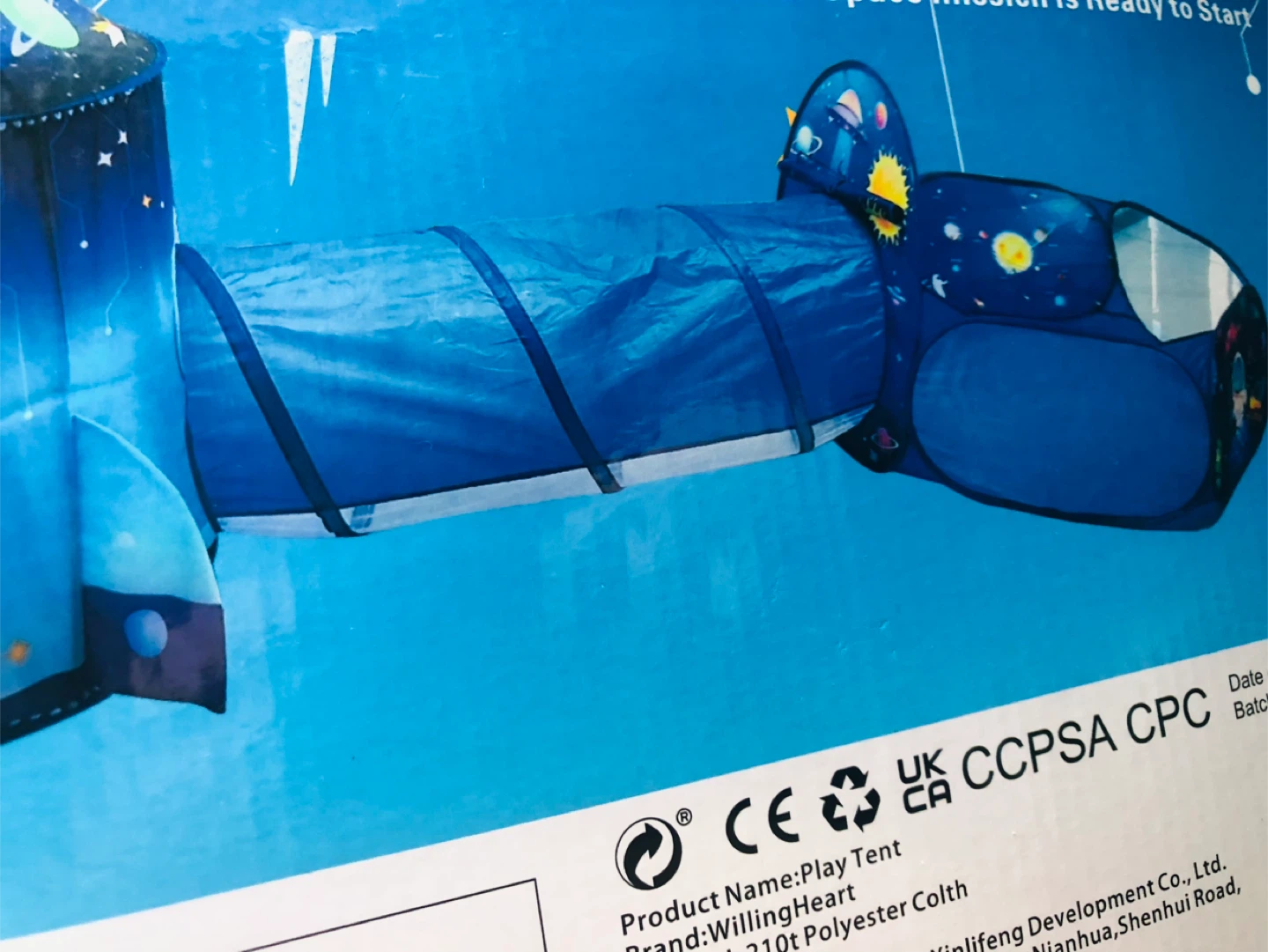 🧡 WillingHeart 3-in-1 Rocket Play Tent - photo 4