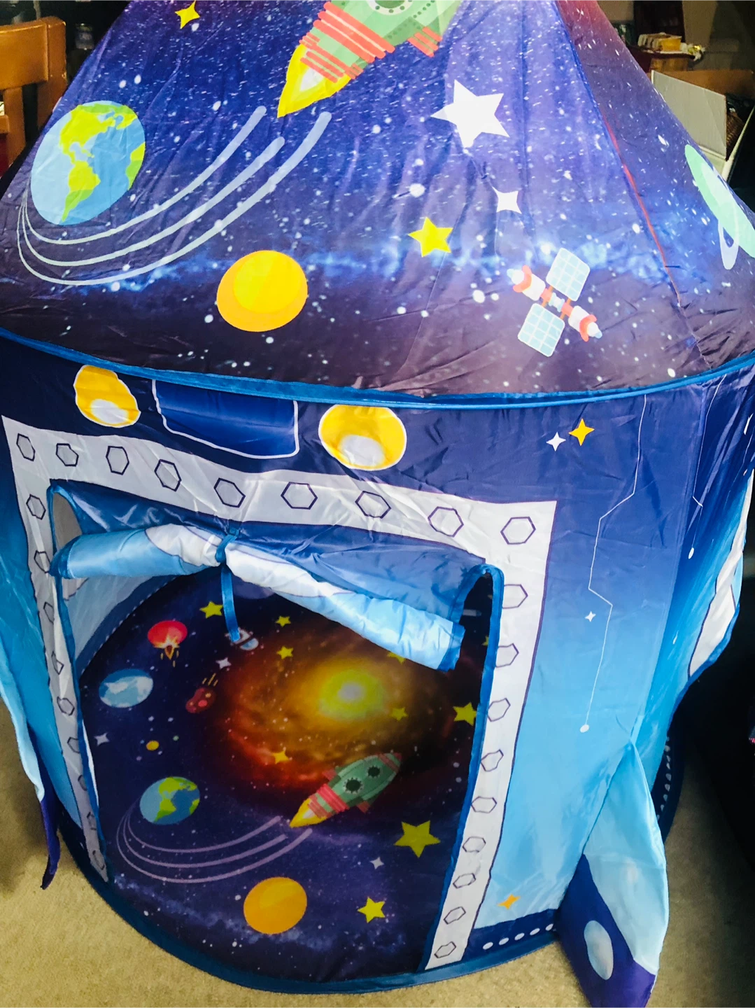 🧡 WillingHeart 3-in-1 Rocket Play Tent - photo 3