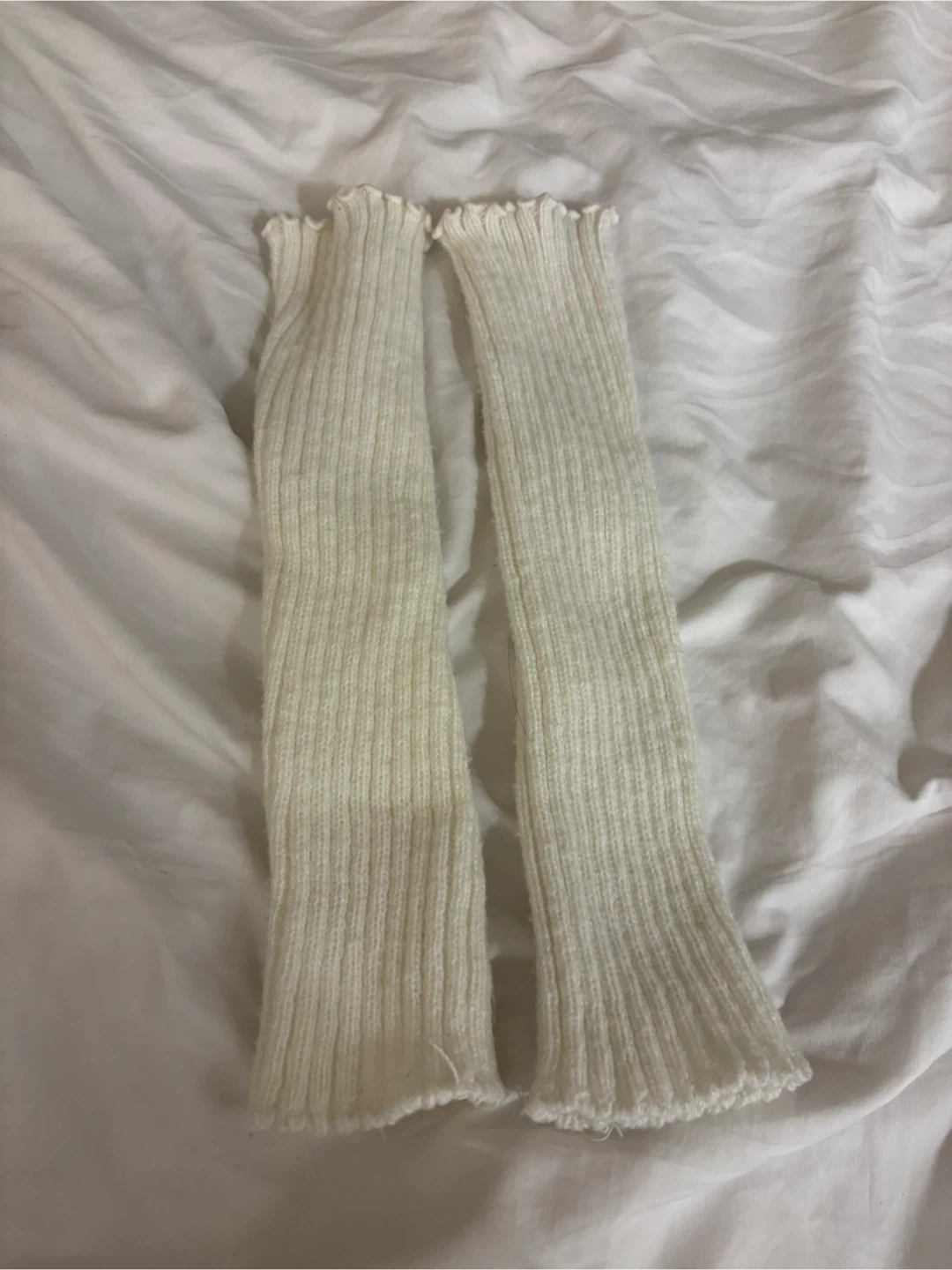 BRAND NEW - Cream Knit Leg Warmers - photo 2