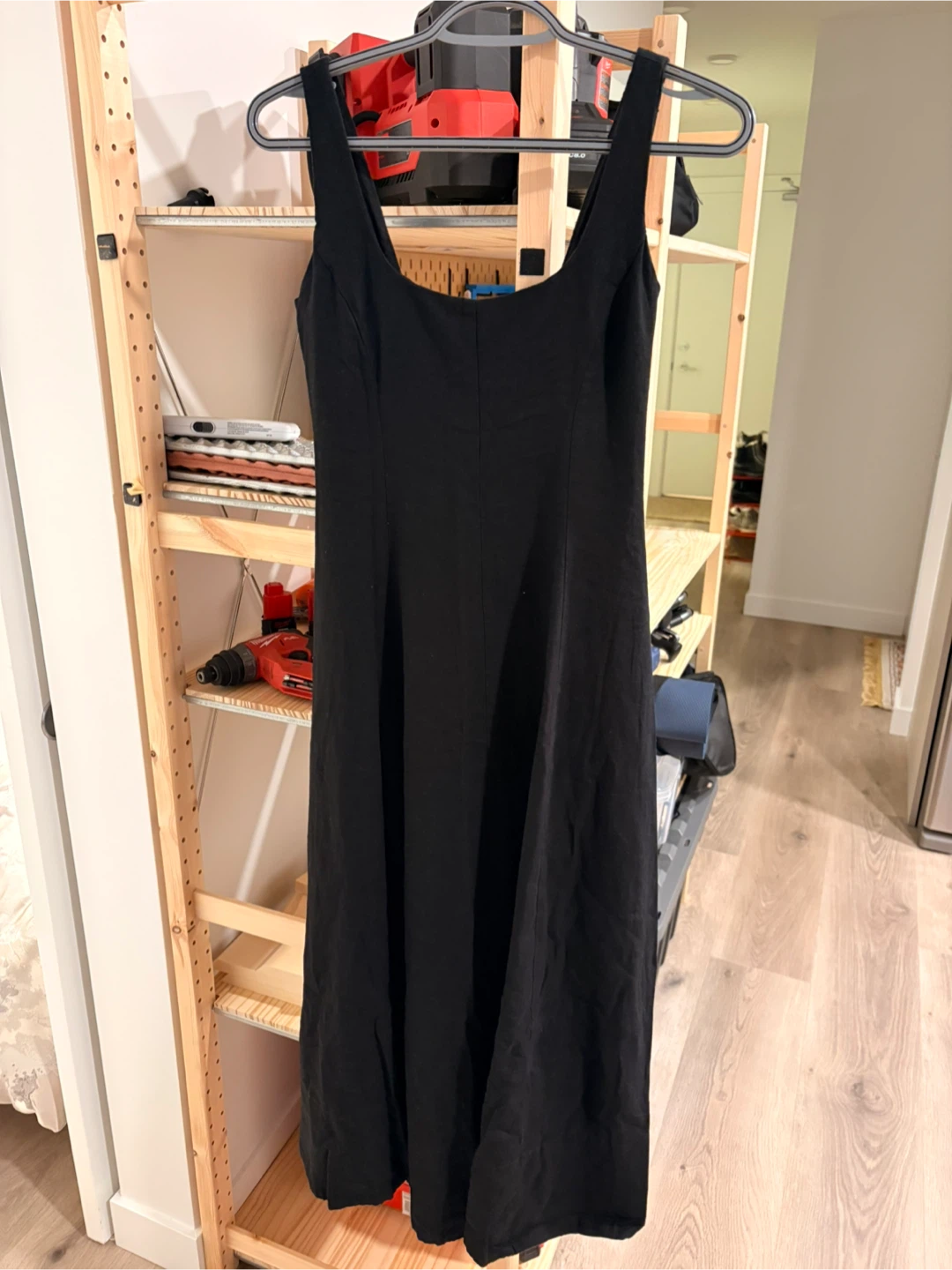 GAP Black Scoop Neck Maxi Dress - photo 3