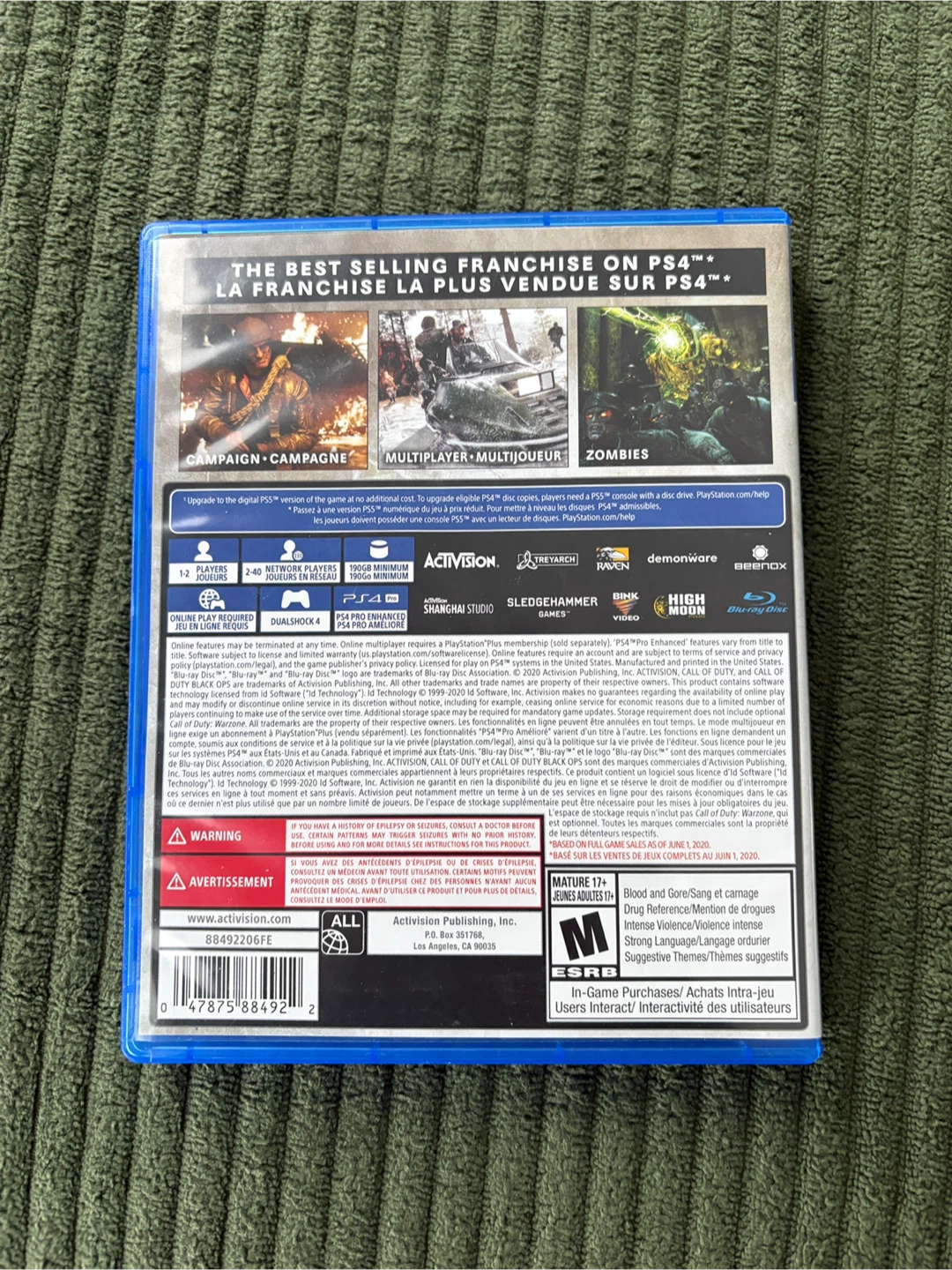 Call of Duty: Black Ops Cold War PS4 Game - photo 2