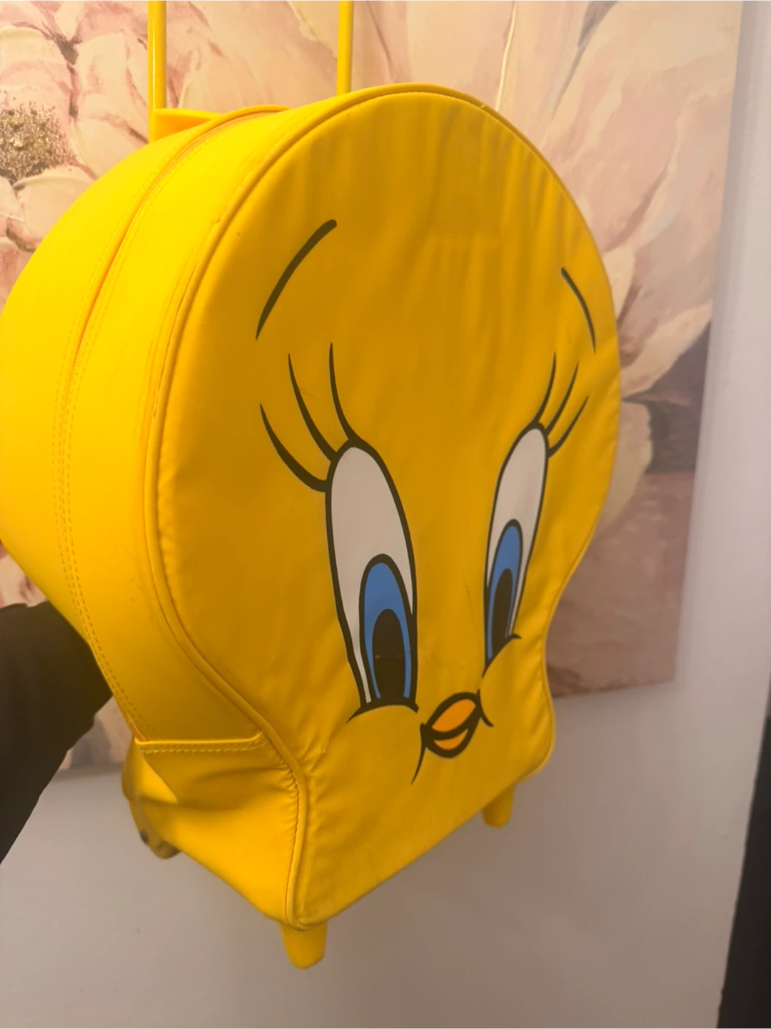 Yellow Tweety Bird Rolling Suitcase