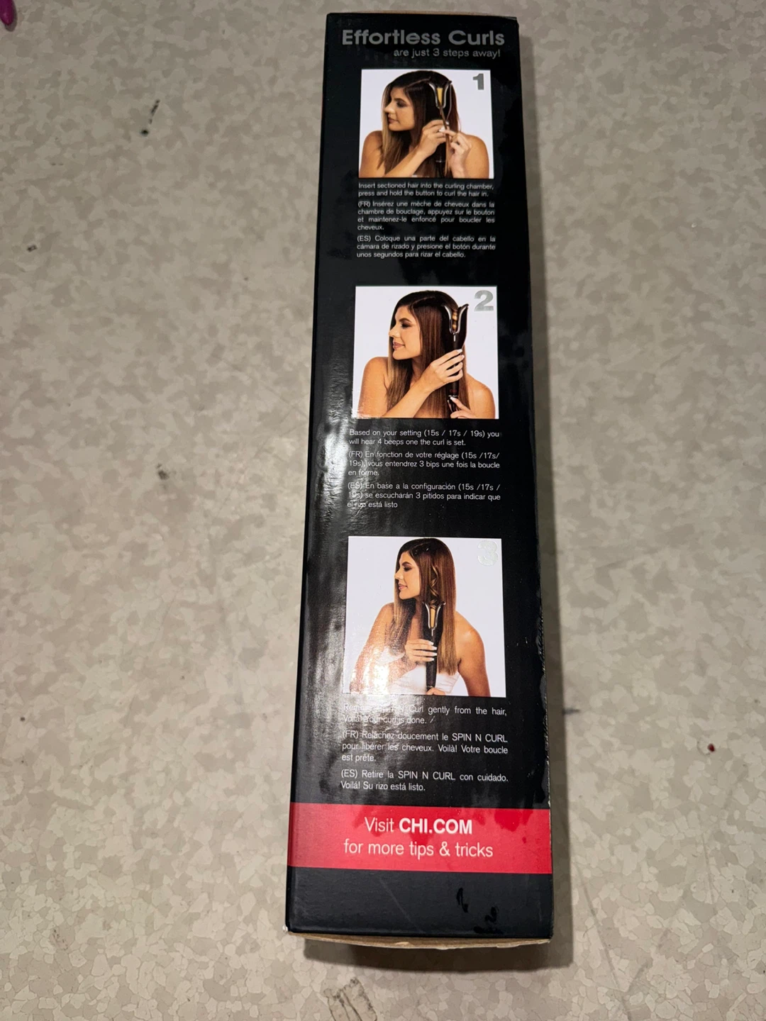 CHI Spin N Curl Ceramic Rotating Curler 1" - photo 2