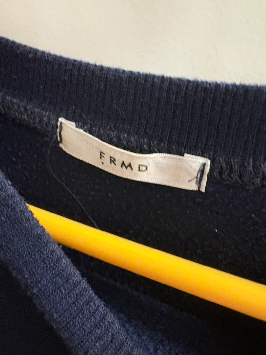 KOREA FRMD Navy Blue "Butter Flaor Creamy" Sweatshirt - photo 3