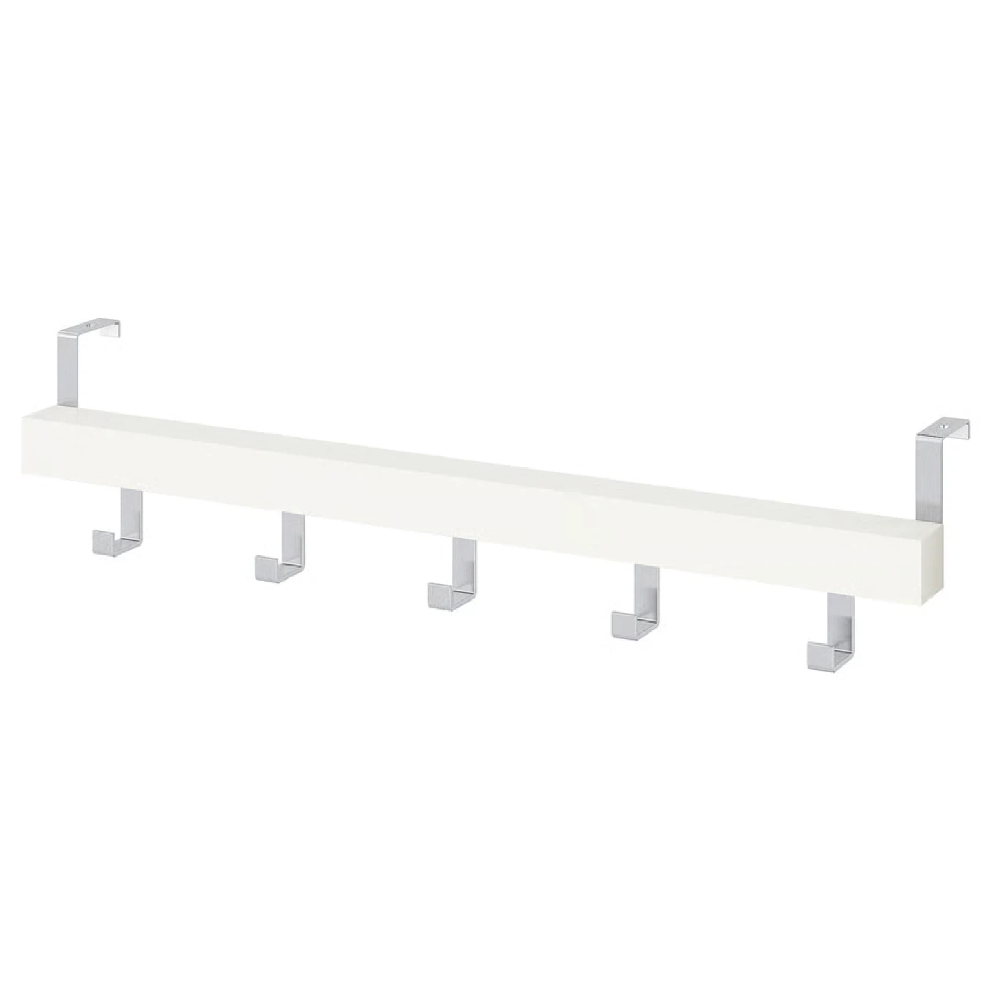 TJUSIG IKEA white wall/door rack with knobs
