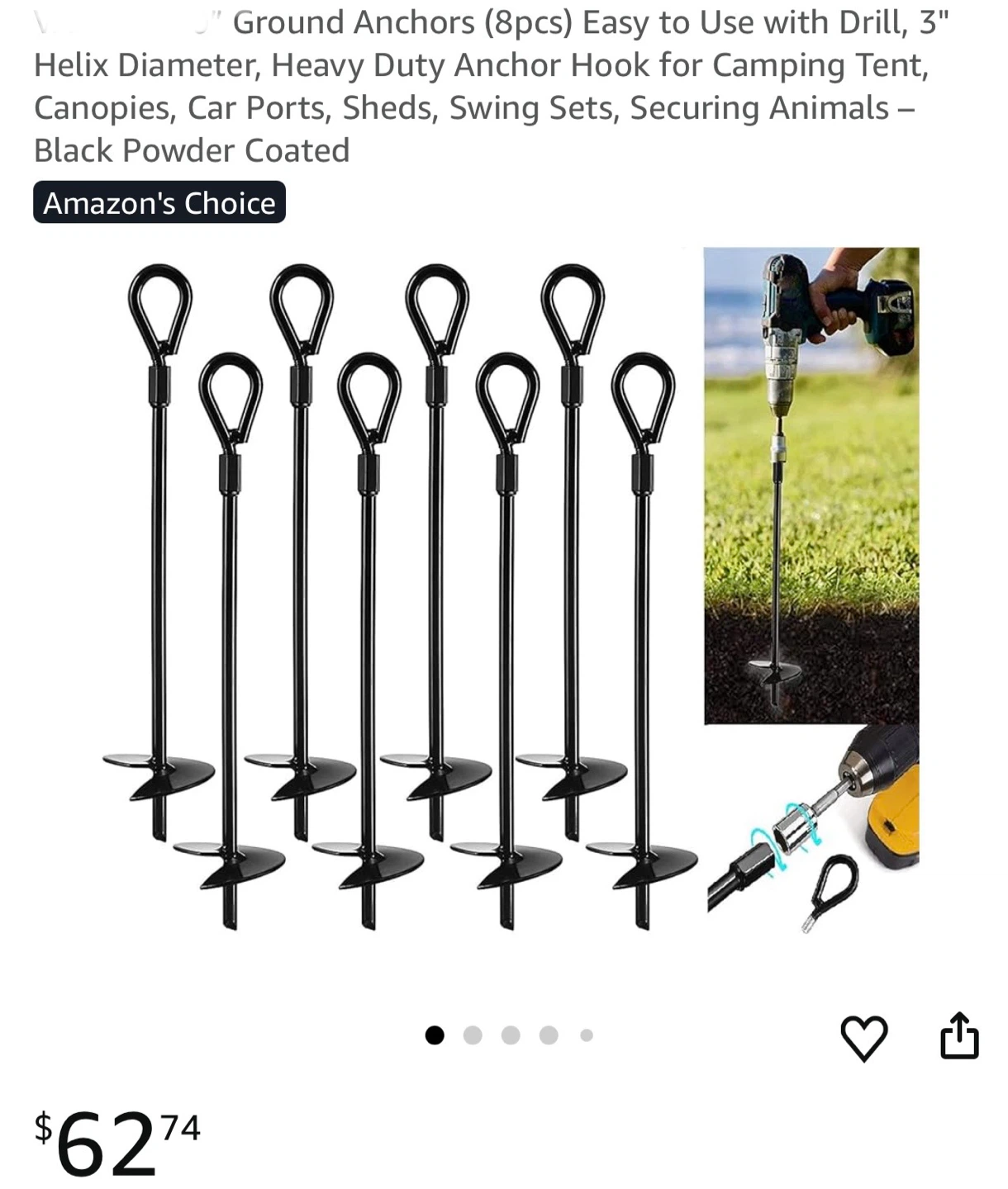 Ground Anchors - 8 Pack - 18 Inch - photo 4