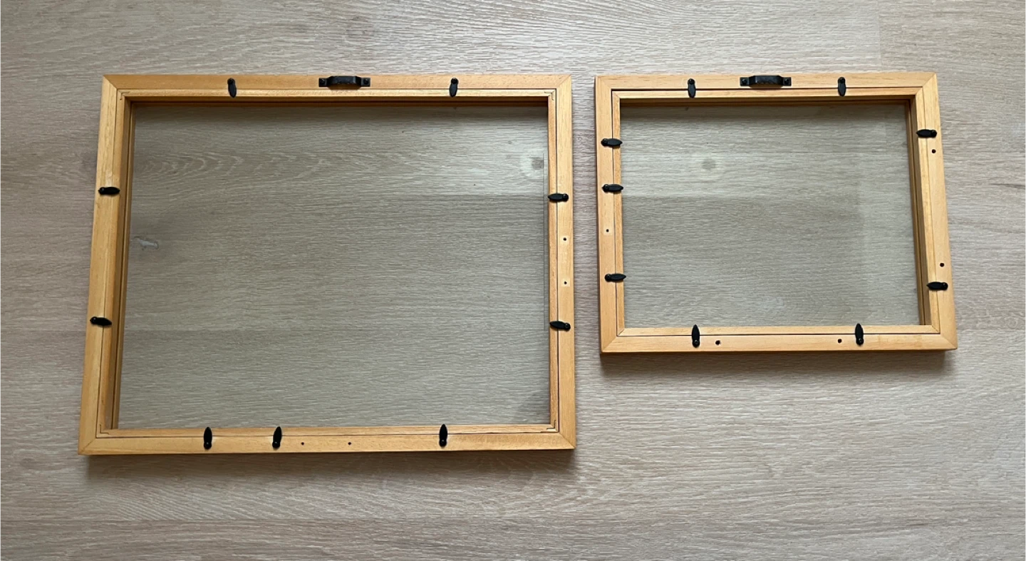Wooden Picture Frames with Glass - Set of 2 - photo 2
