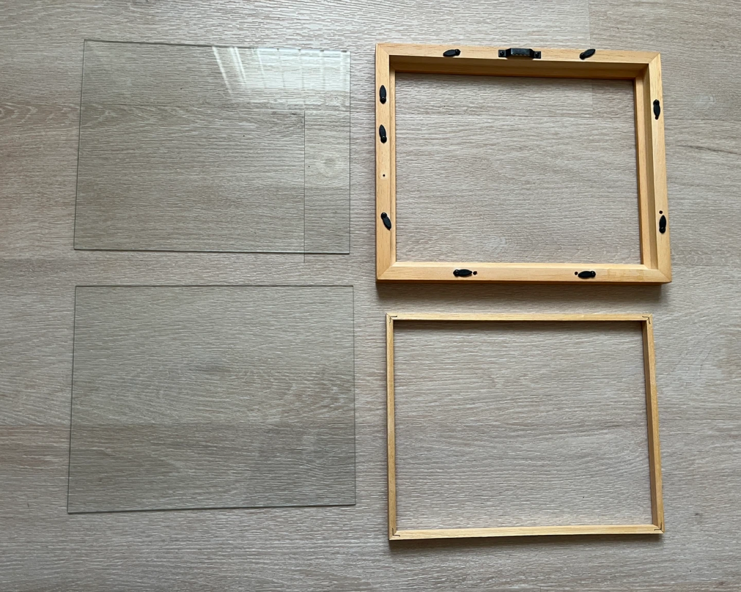 Wooden Picture Frames with Glass - Set of 2 - photo 4