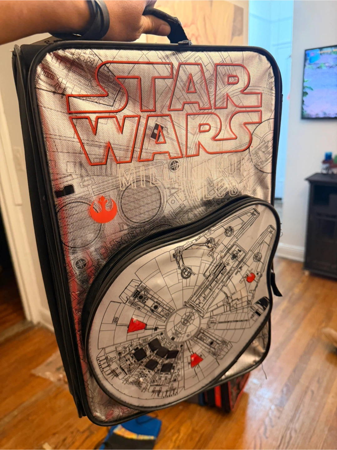 Star Wars Millennium Falcon Rolling Suitcase - photo 3