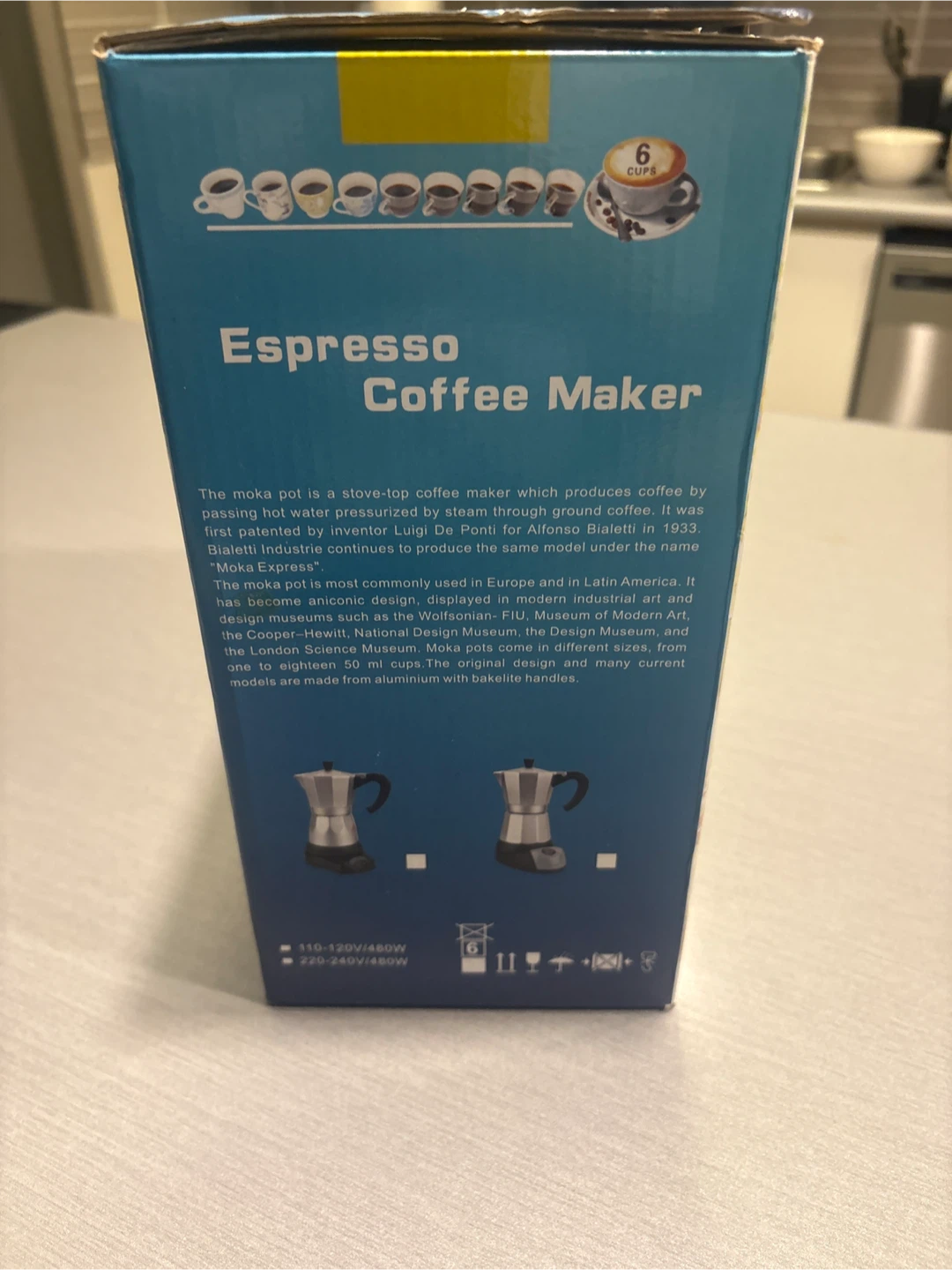Electric Espresso Coffee Maker - 6 Cups - photo 4