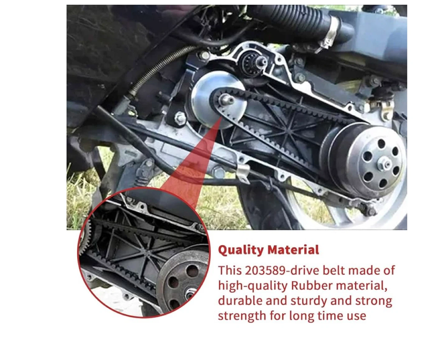 30 Series Torque Converter Drive Belt for Go Kart Manco