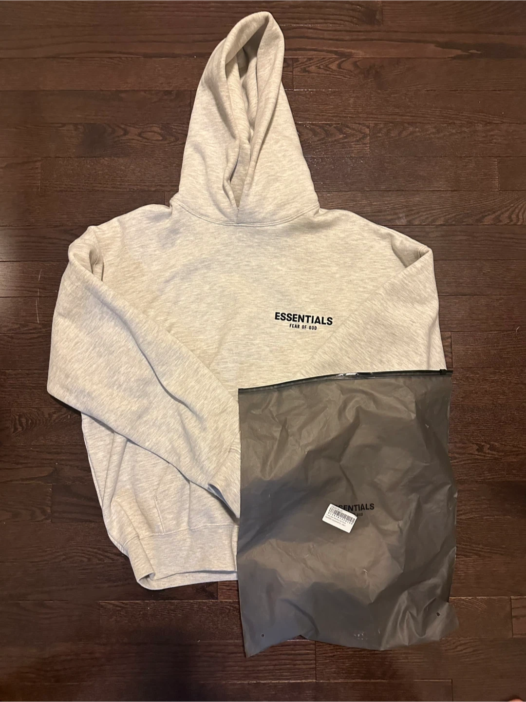 ESSENTIALS Fear of God Hoodie - Light oatmeal