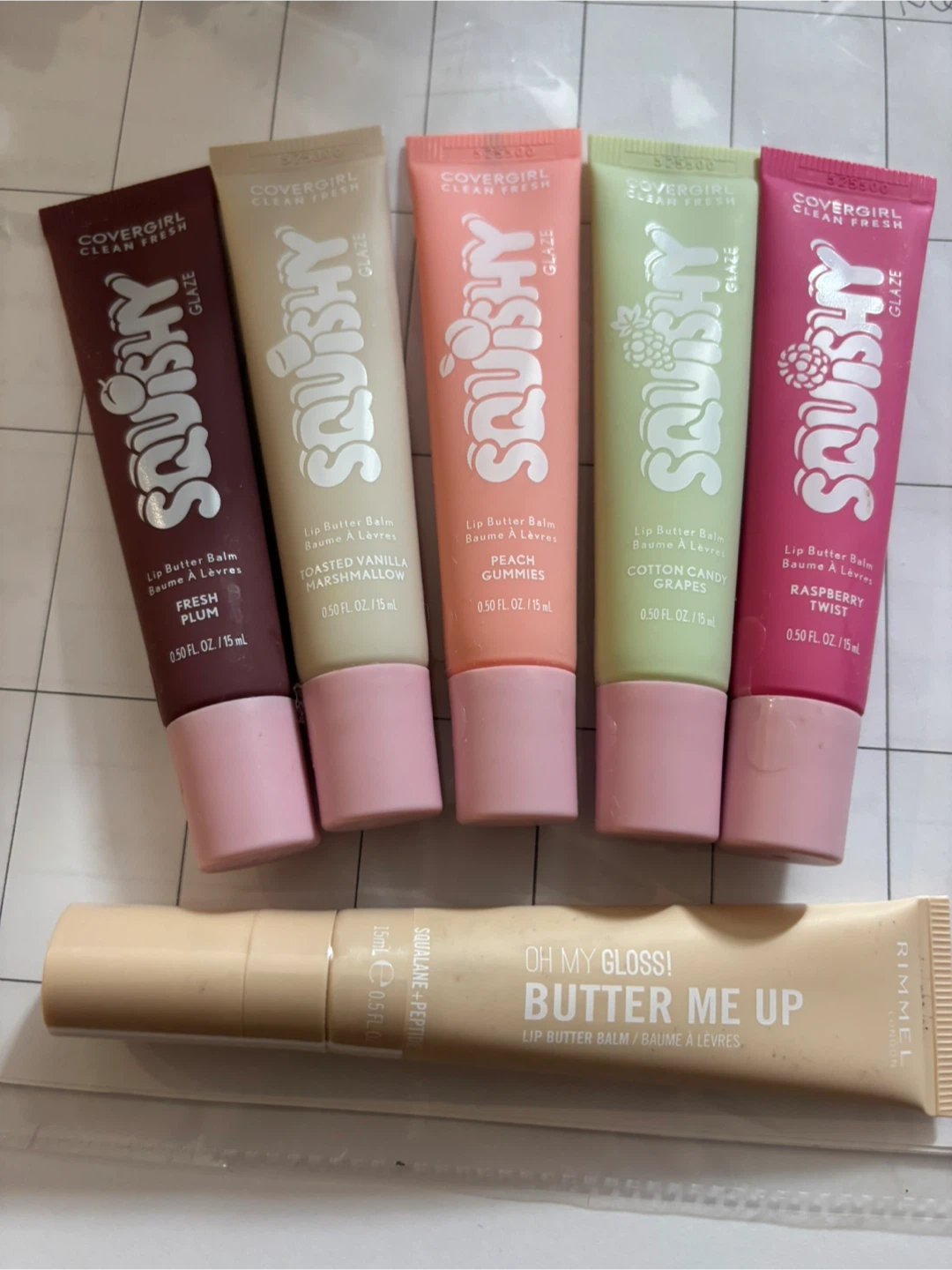 Covergirl Squishy Lip Butter Balms & Rimmel Butter Me Up