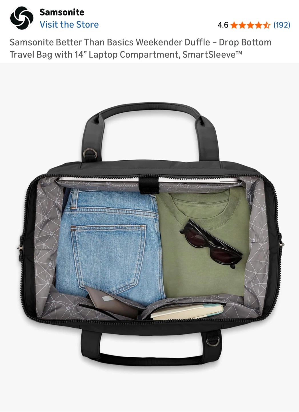 Samsonite Better Than Basics Weekender Duffle Bag - photo 3