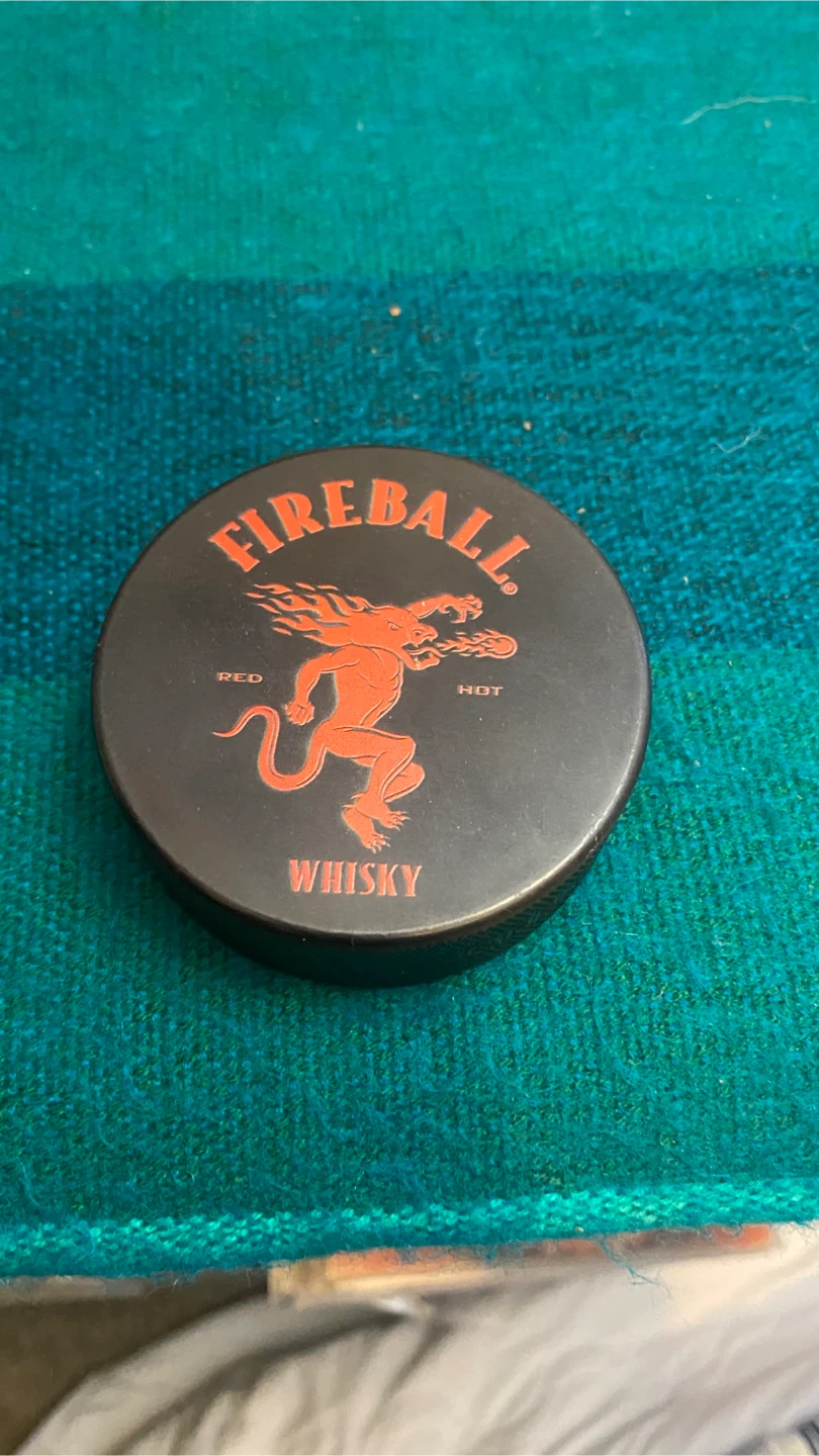 Calgary Flames Fireball Whisky Puck
