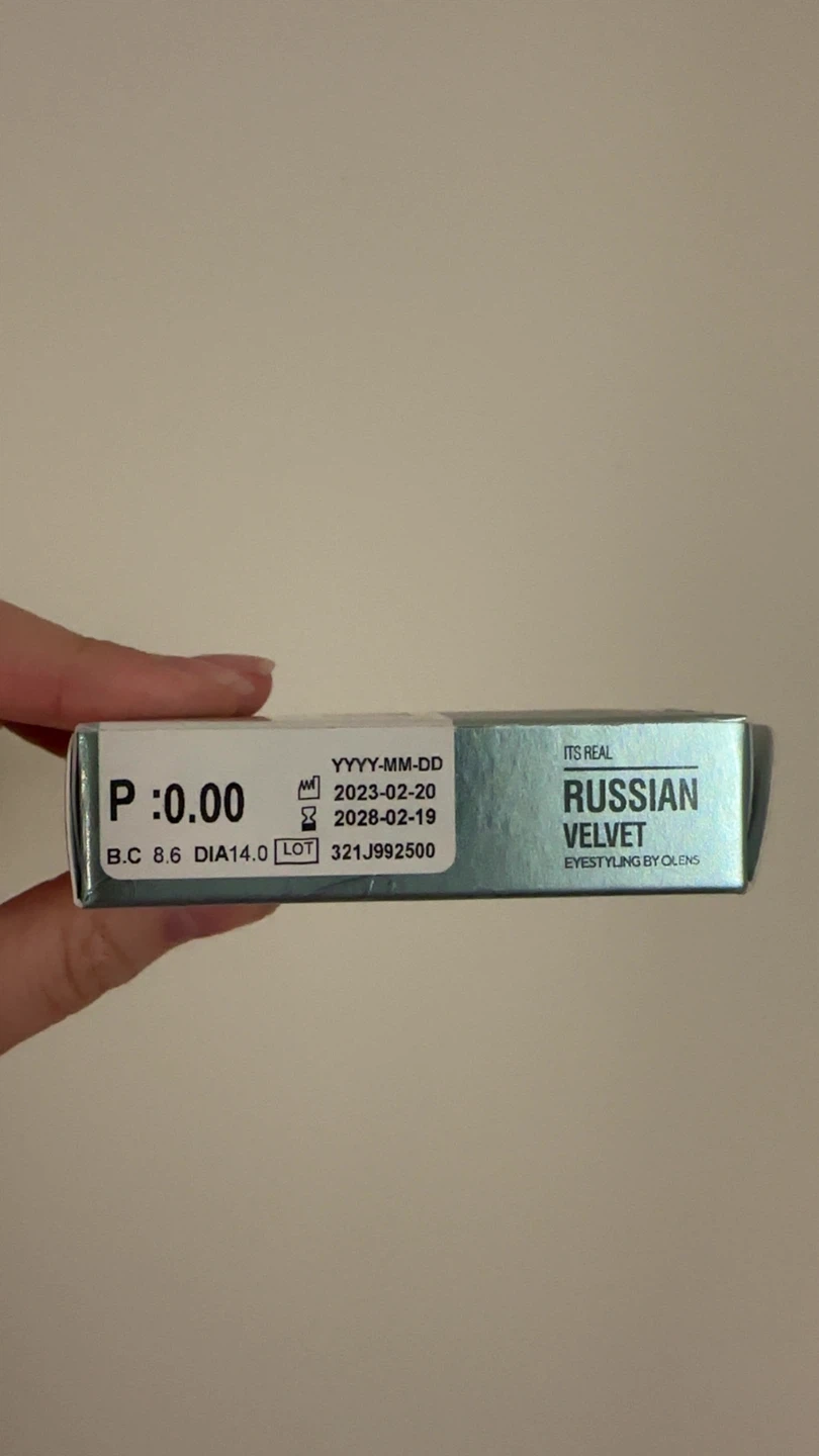 Brand New-OLENS Russian Velvet Blue 1-month Contact Lenses - photo 4