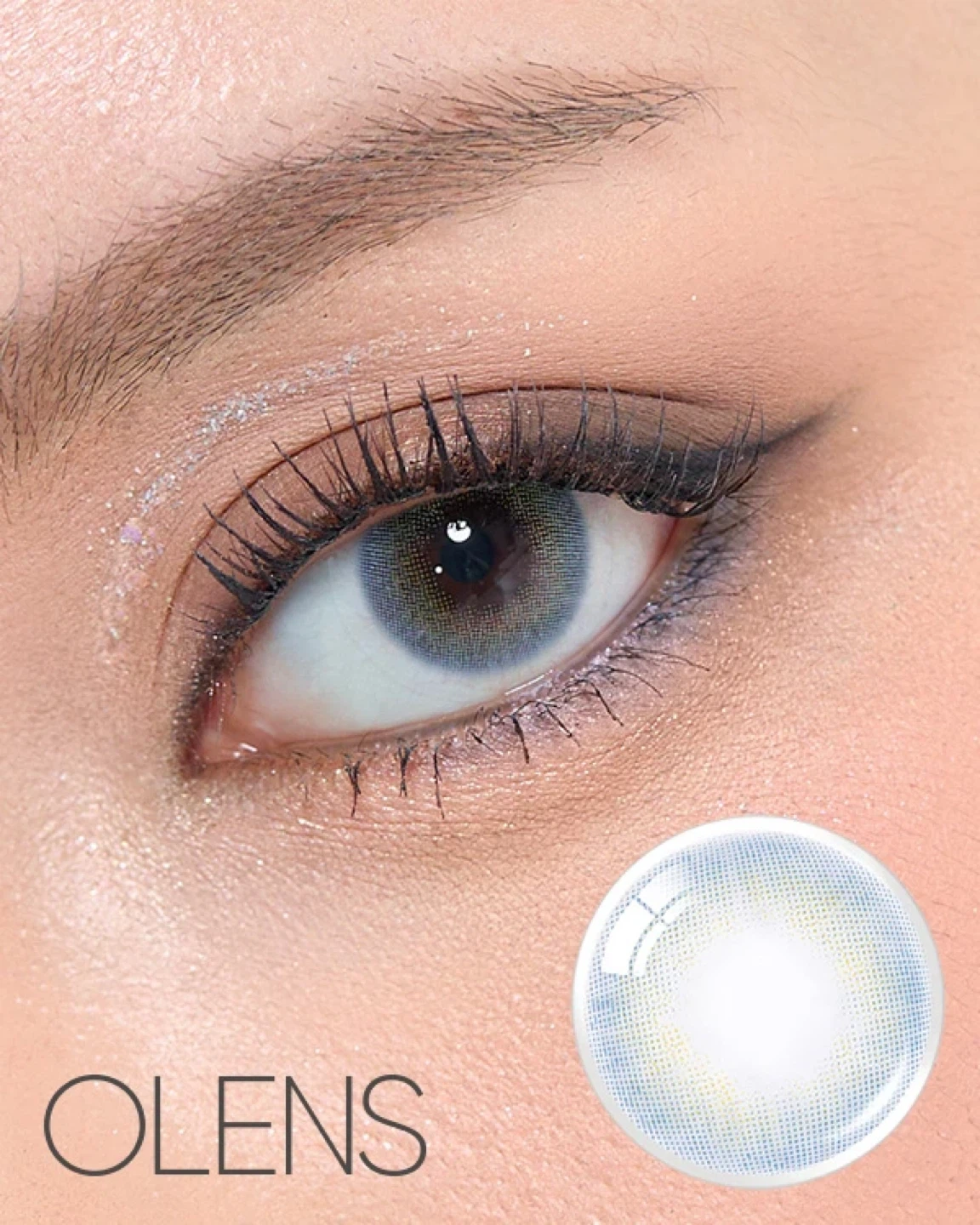 Brand New-OLENS Russian Velvet Blue 1-month Contact Lenses - photo 2