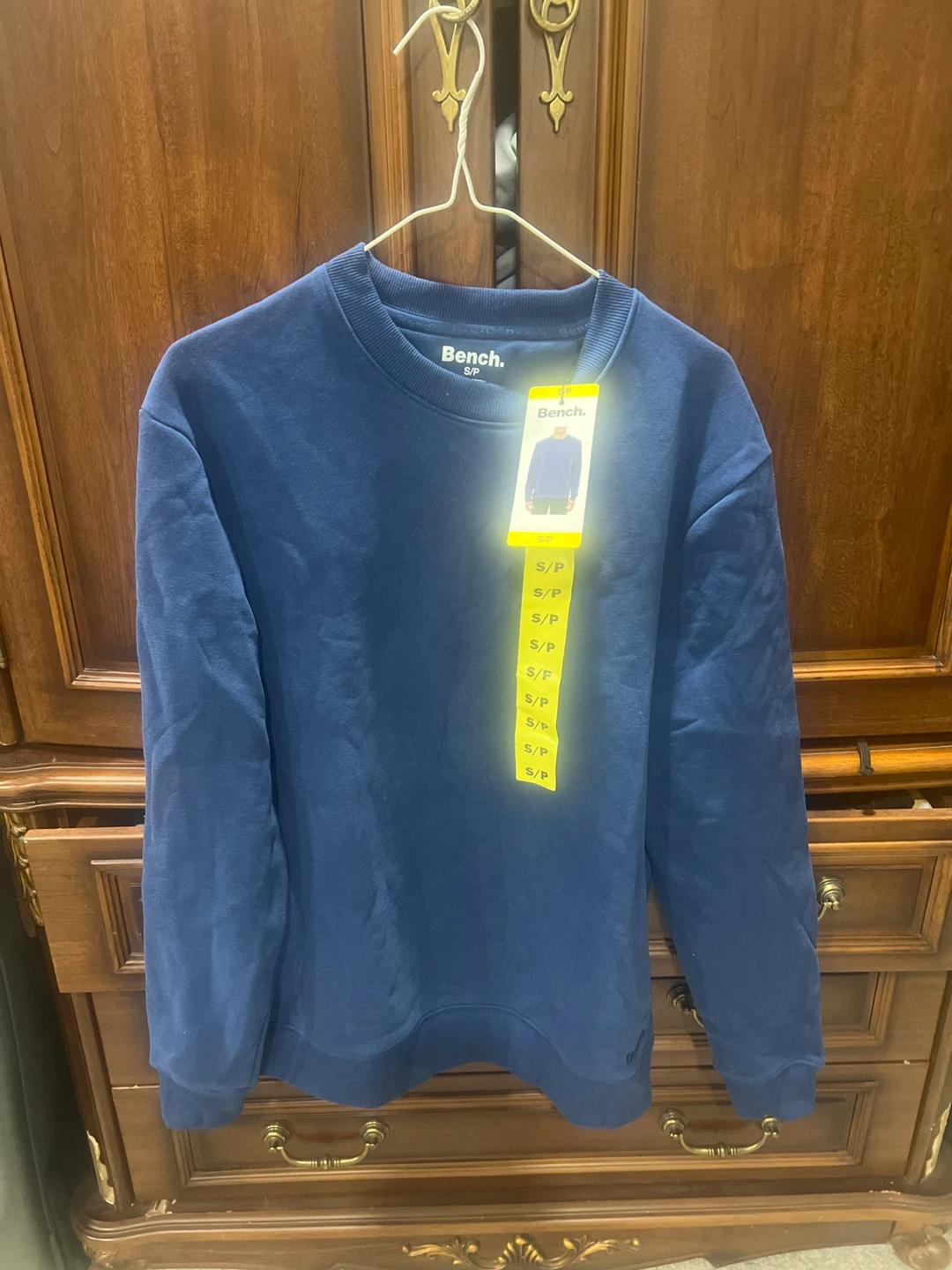 Bench. Crewneck Sweatshirt Navy Blue Size S/P