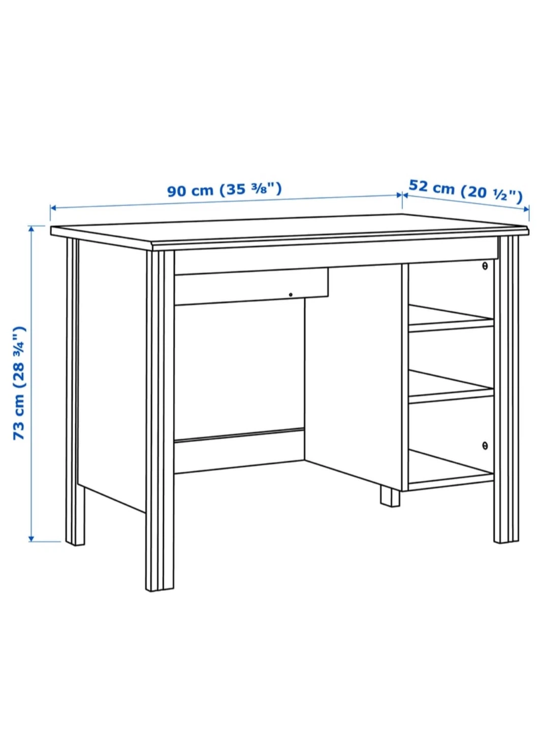 IKEA BRUSALI Desk - Brown - photo 3