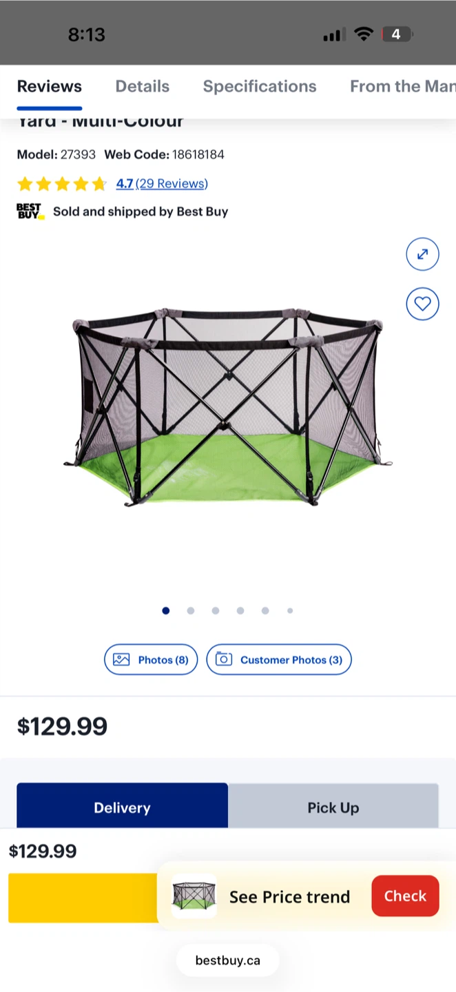 Tara Multi-Colour Playpen