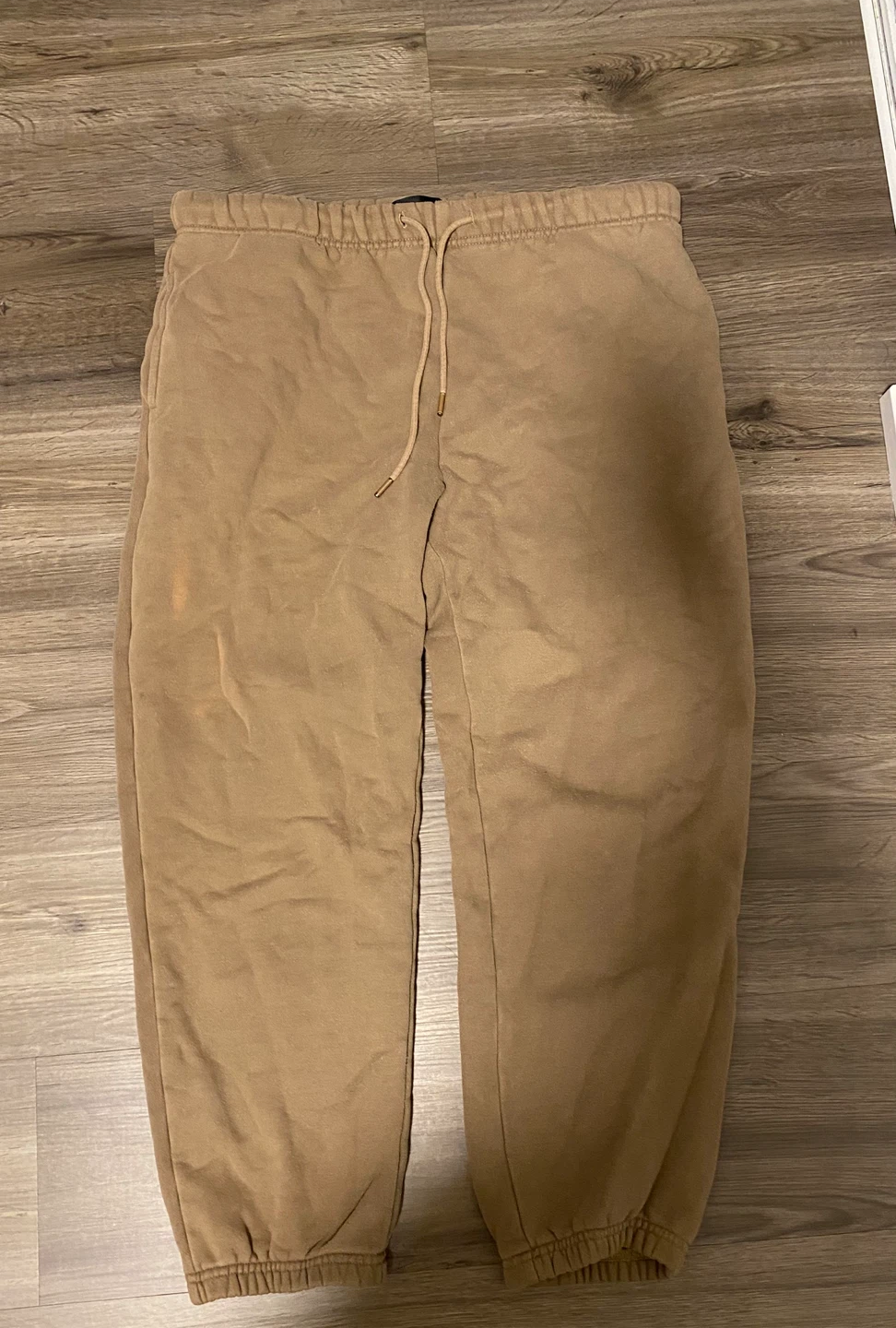 OAK + FORT Sweatpants - Size L- Tan