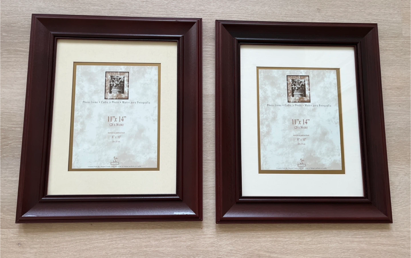 Columbia Photo Frames - Set of 2 - 11" x 14"
