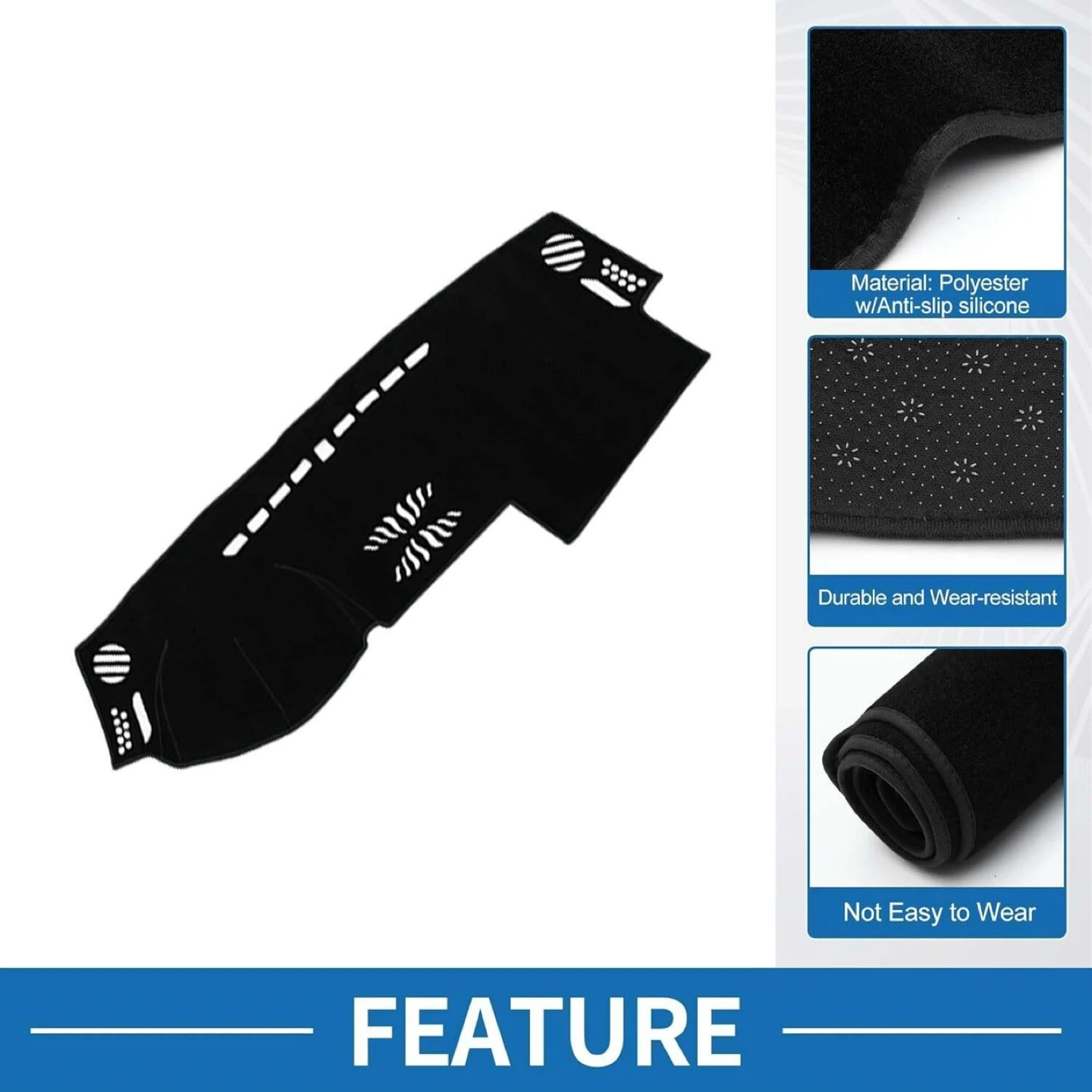 Dash Cover for Land Rover LR2 2007-2014 Black