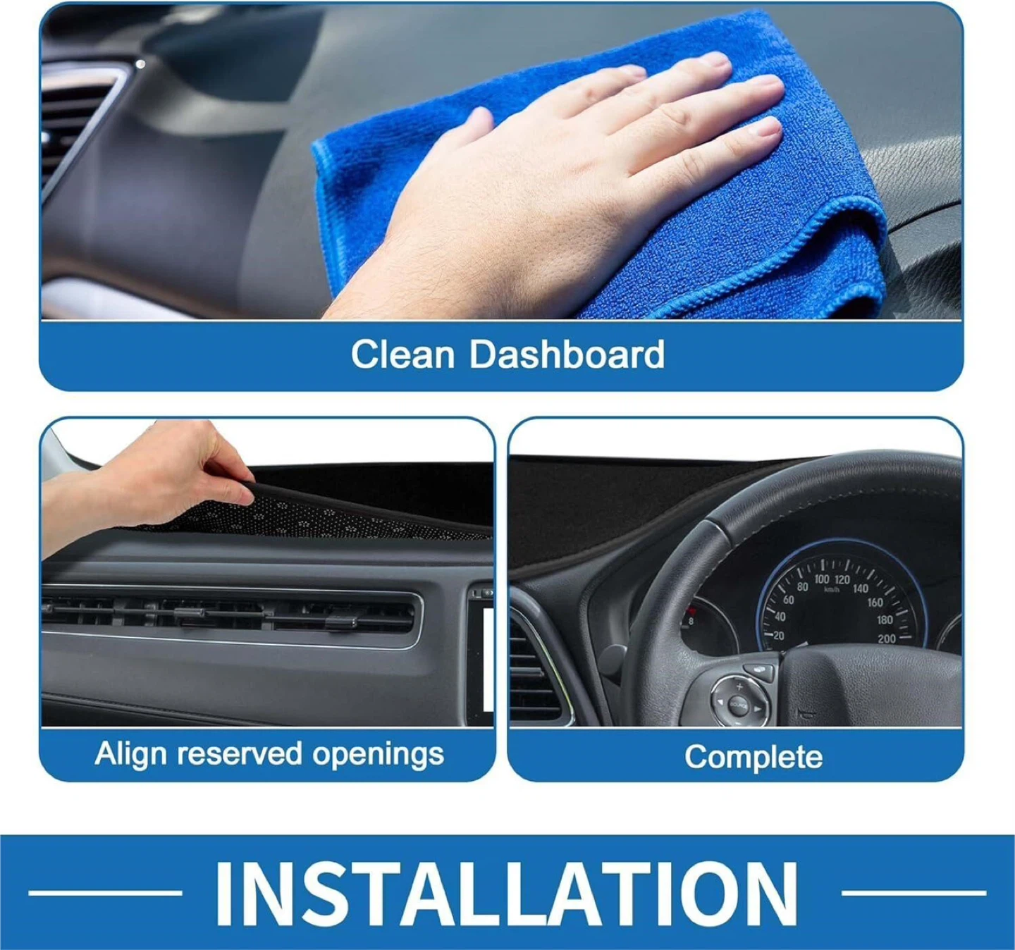 Dash Cover for Land Rover LR2 2007-2014 Black - photo 2