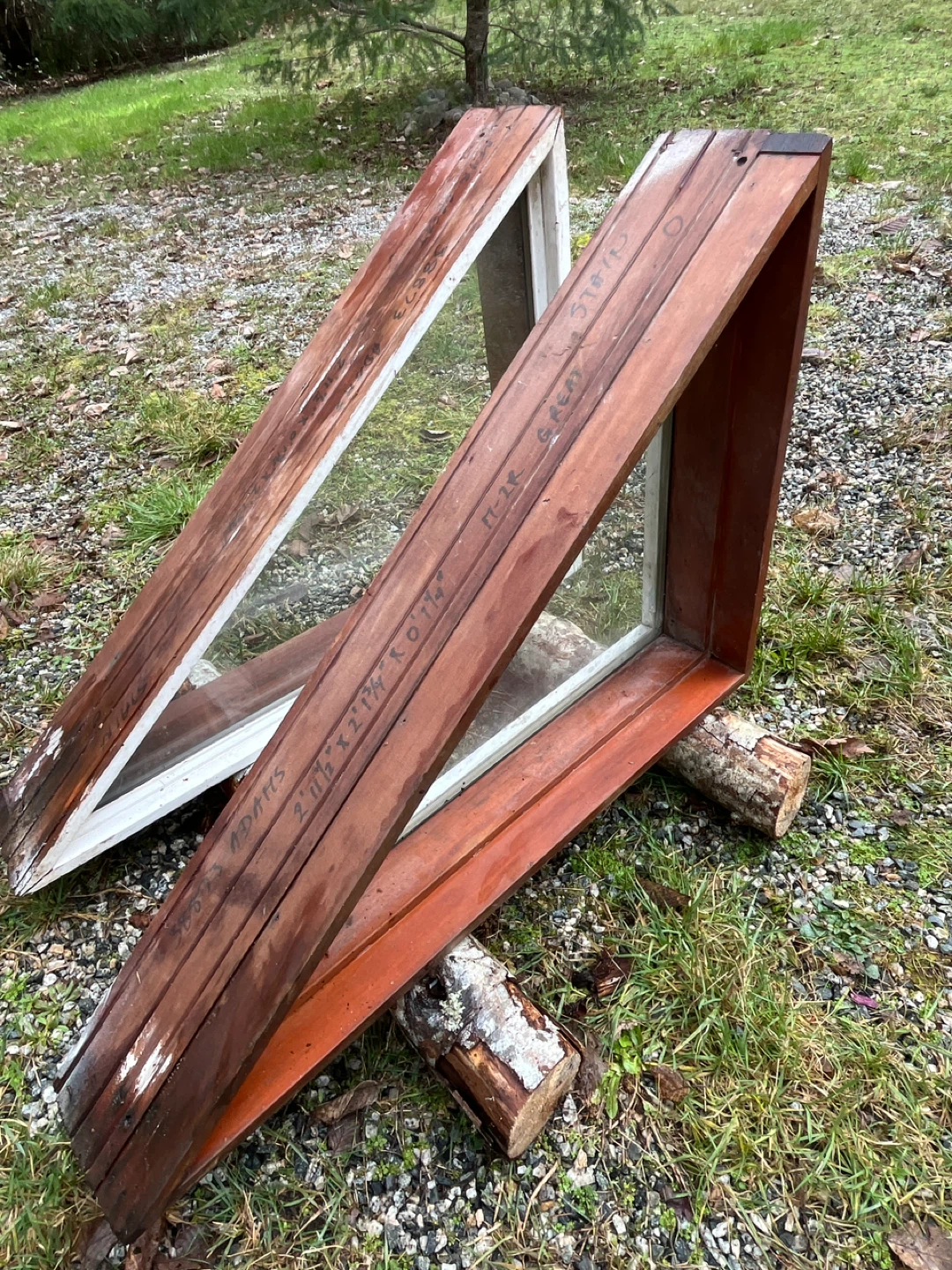 Vintage Wood Window Frame