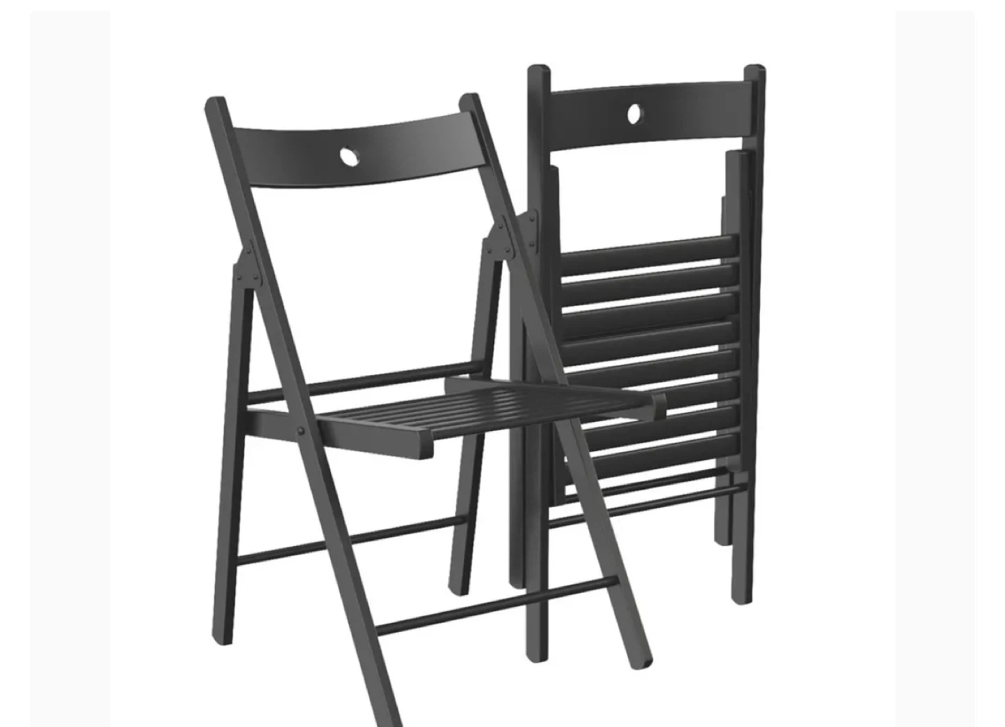 IKEA - holding chairs