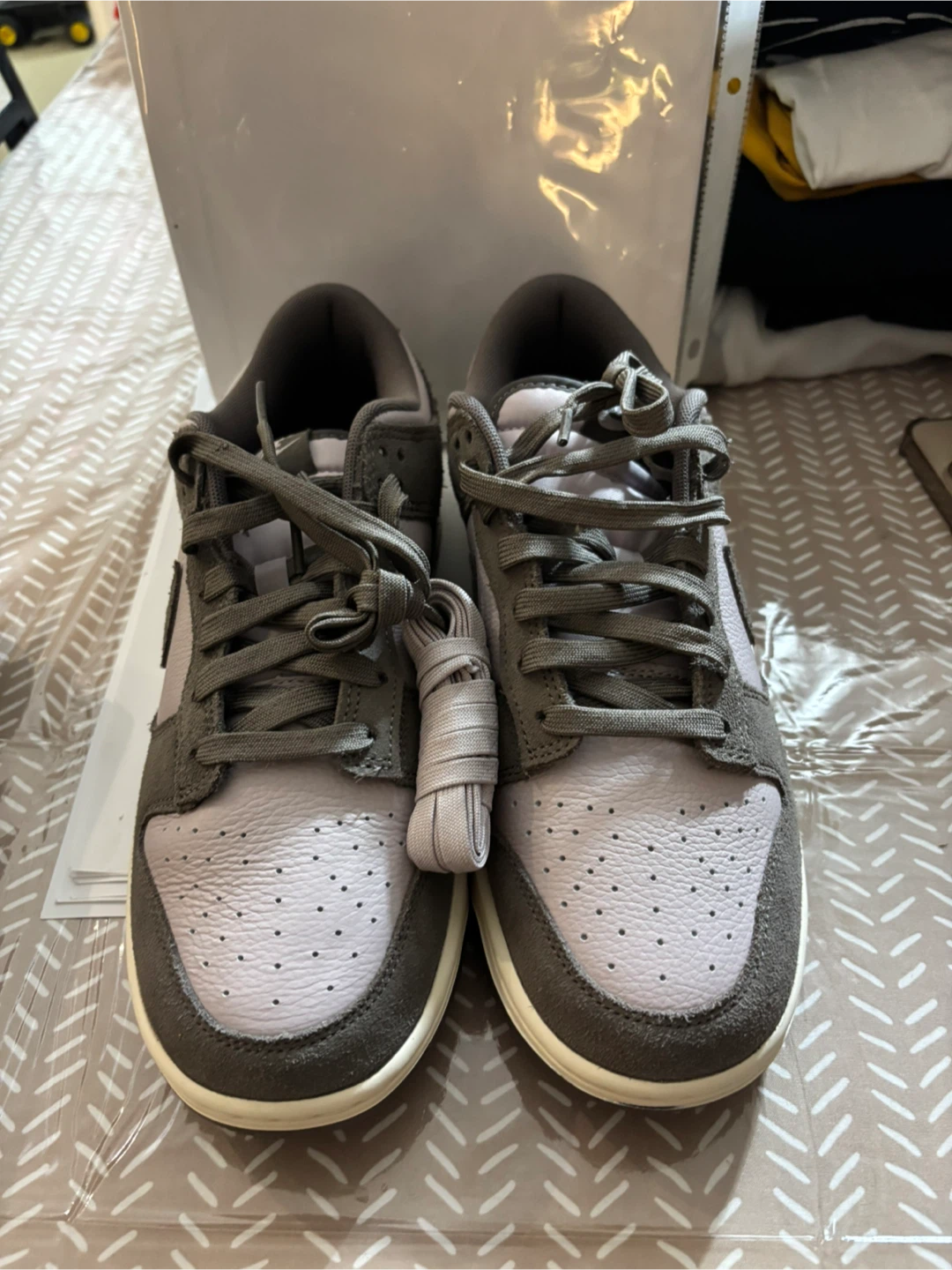Nike Dunk Low Retro Grey Lilac - photo 2