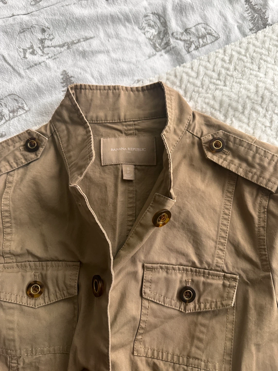 Banana Republic Women's Khaki Utility Jacket