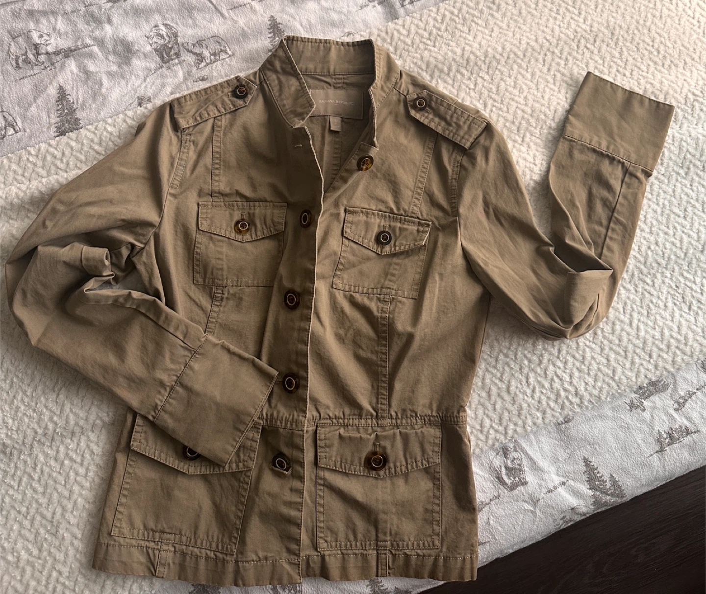 Banana Republic Women's Khaki Utility Jacket - photo 2