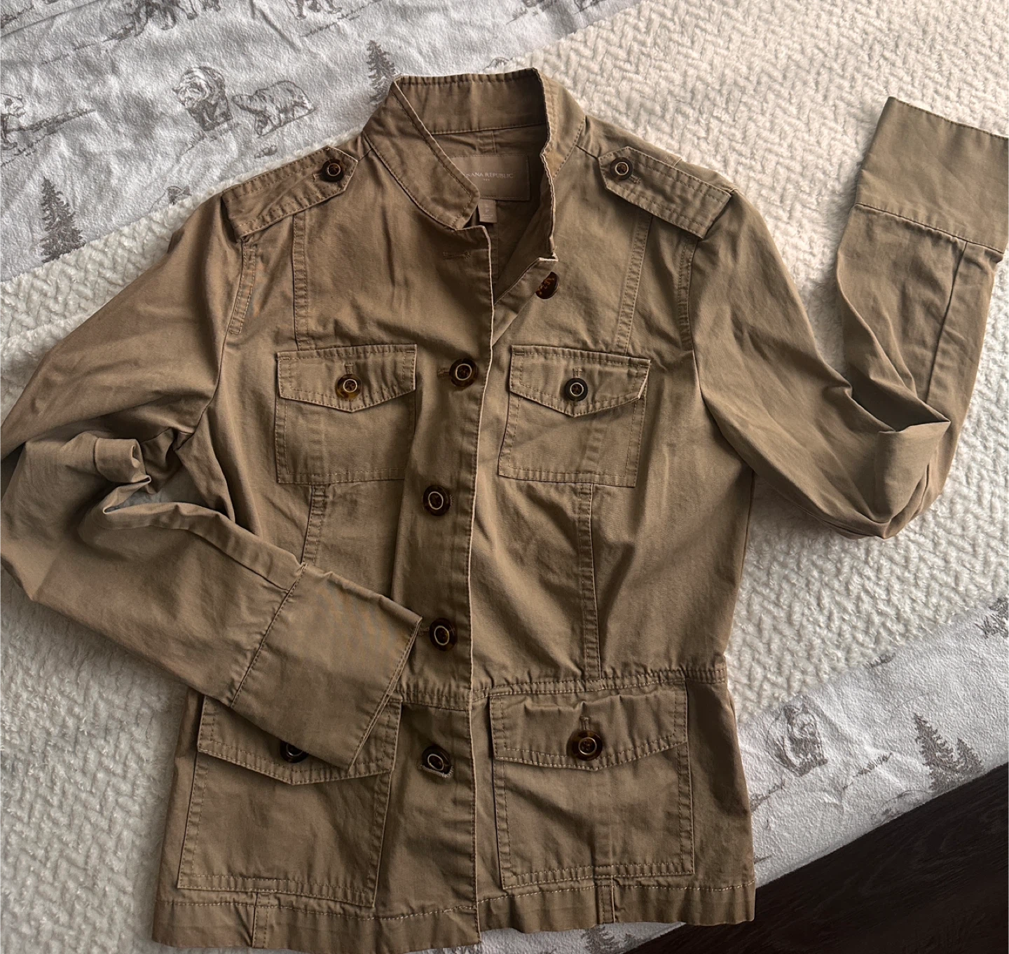 Banana Republic Women's Khaki Utility Jacket - photo 3