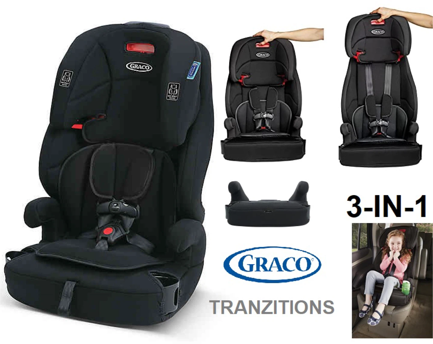 Graco Tranzitions 3-in-1 Car Seat - photo 5