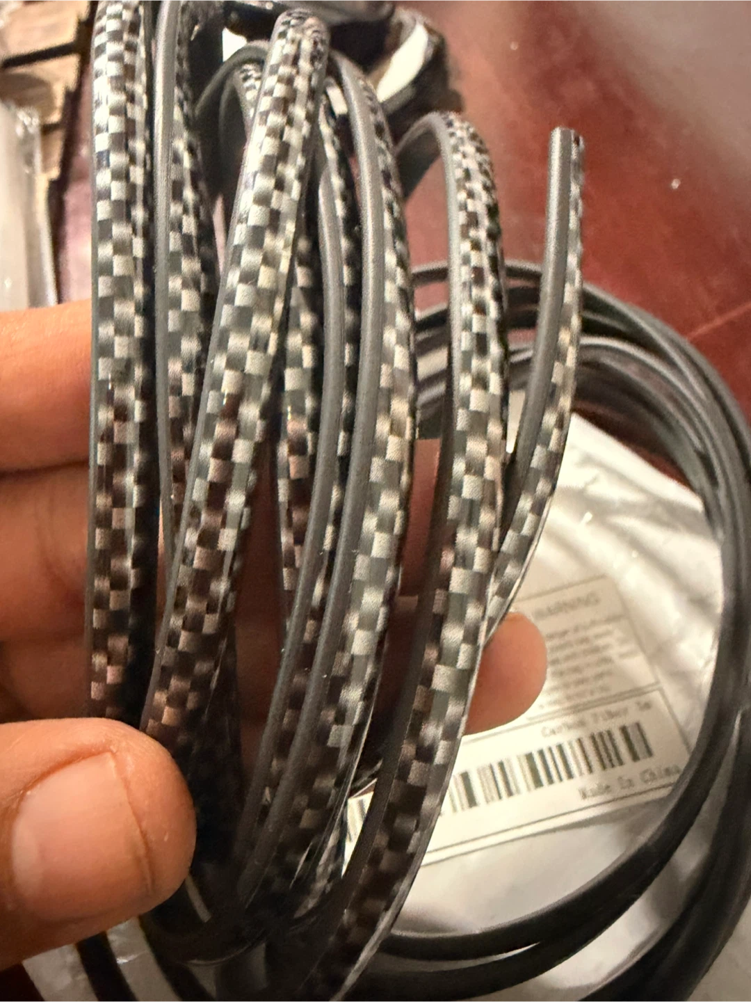 Carbon Fiber Bicycle Tire Inner Tube Rim Strip Set - photo 3