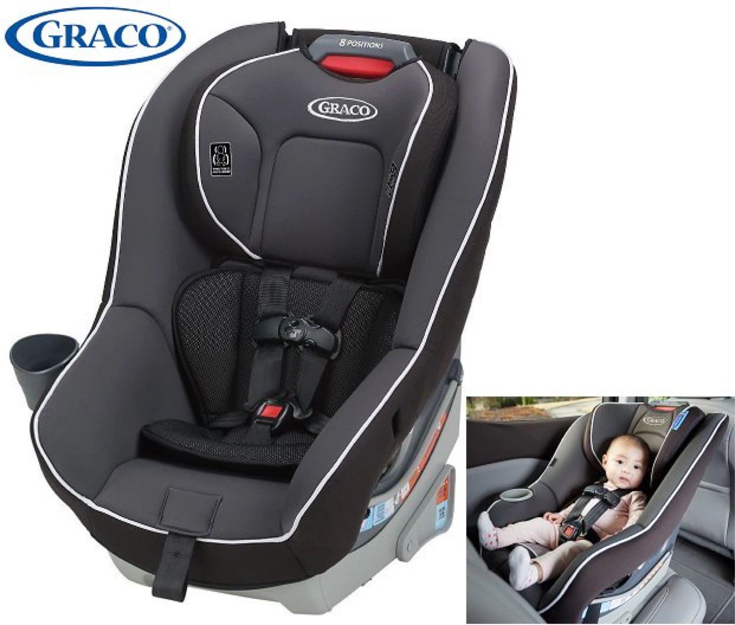 Graco Contender 65 Convertible Car Seat - photo 2