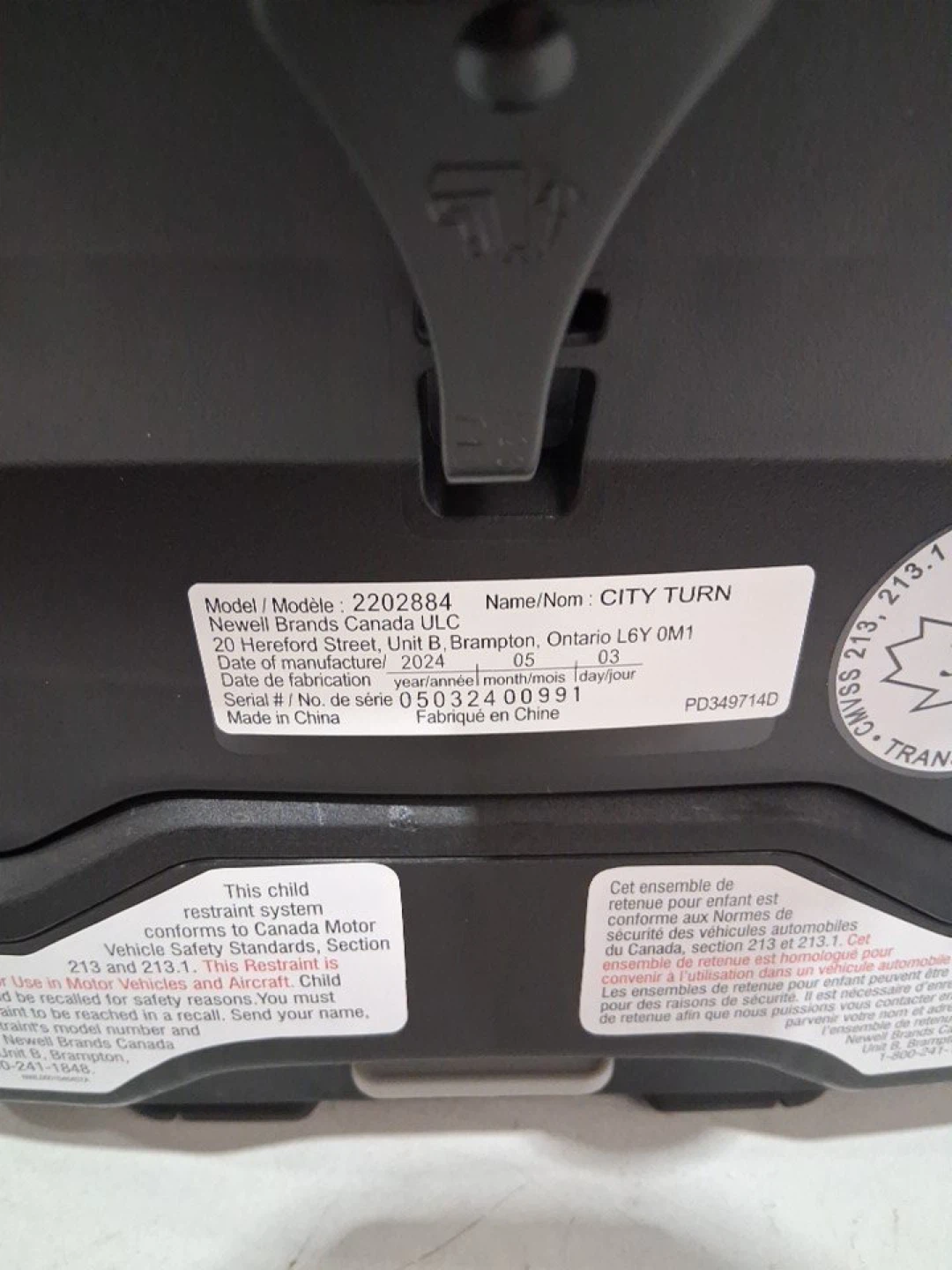Baby Jogger City Turn Convertible Car Seat - Grey - photo 4
