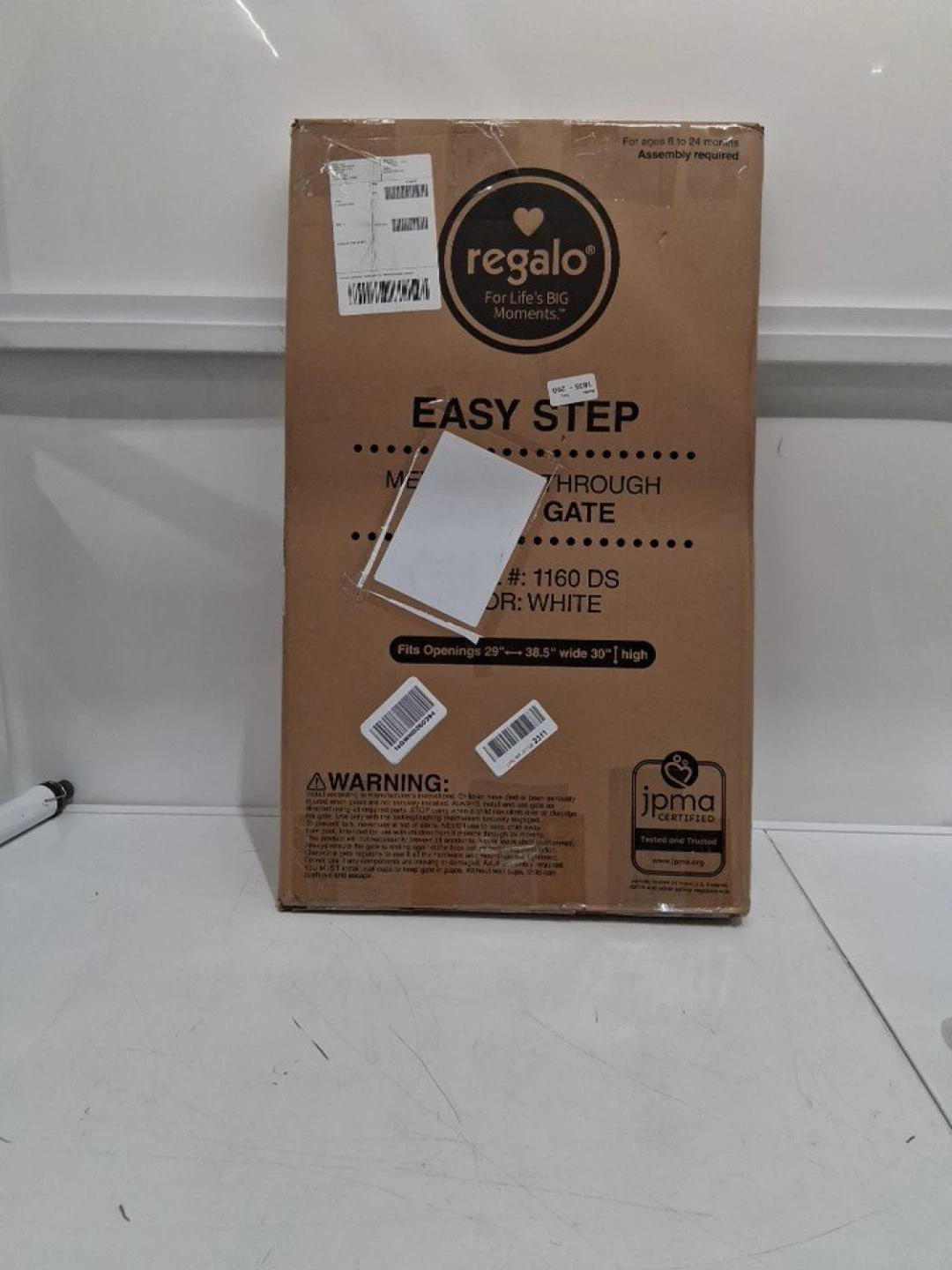 Regalo Easy Step Through Gate 30" x 29" - 38.5" 1160DS