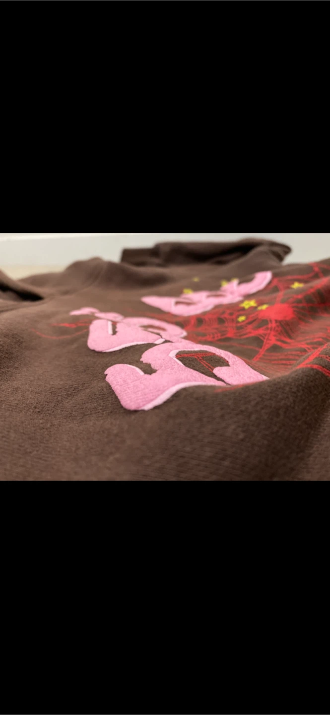 Brown Sp5der 555 hoodie - photo 2