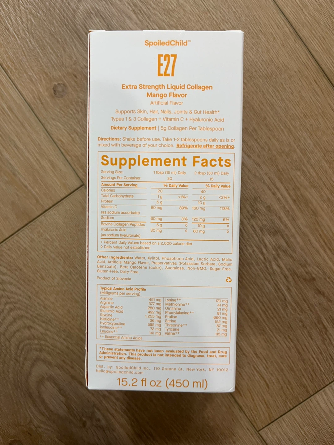 SpoiledChild E27 Extra Strength Liquid Collagen Mango Flavor - photo 4