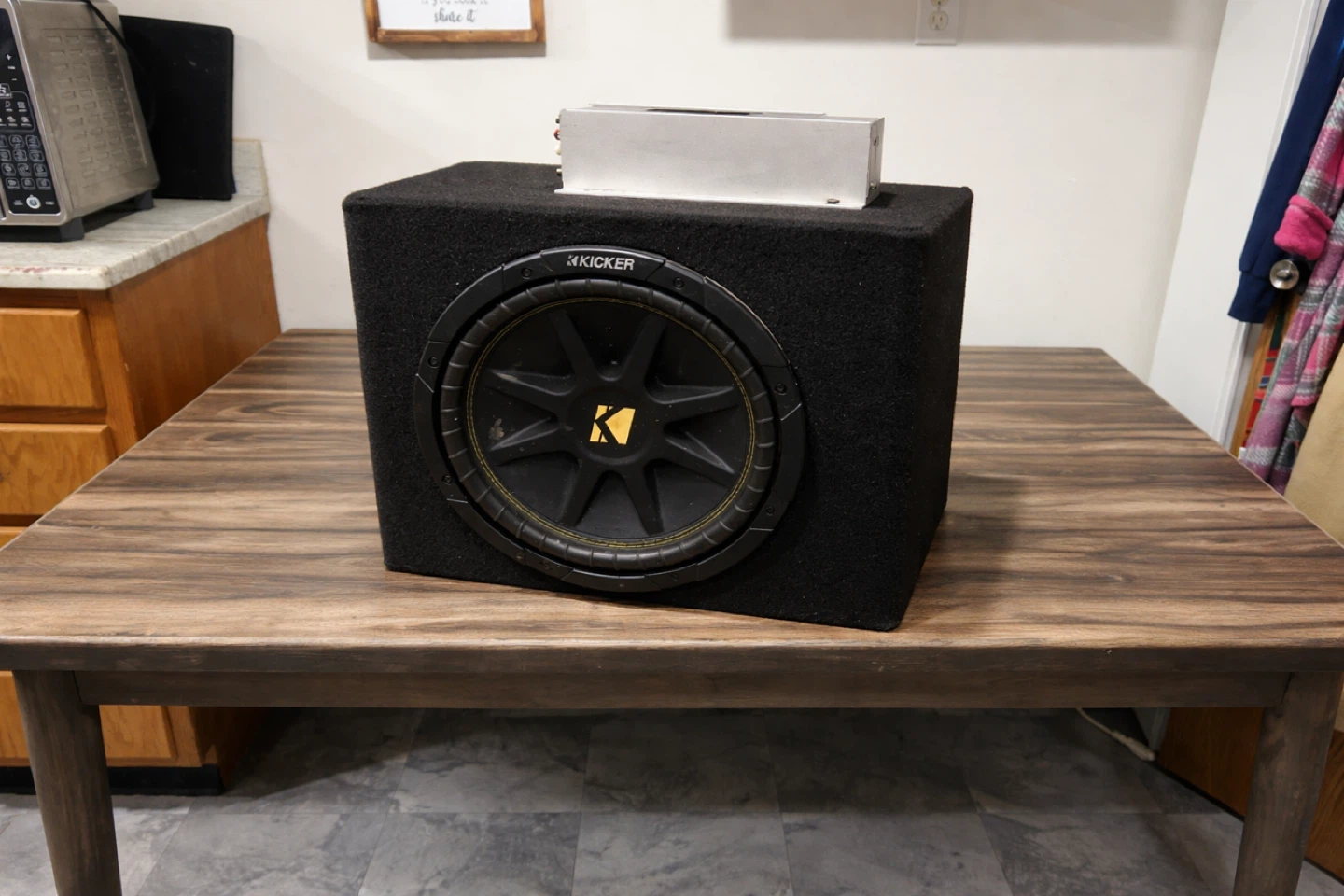 Kicker Subwoofer + SPX Audio Amp – Complete Setup - photo 2