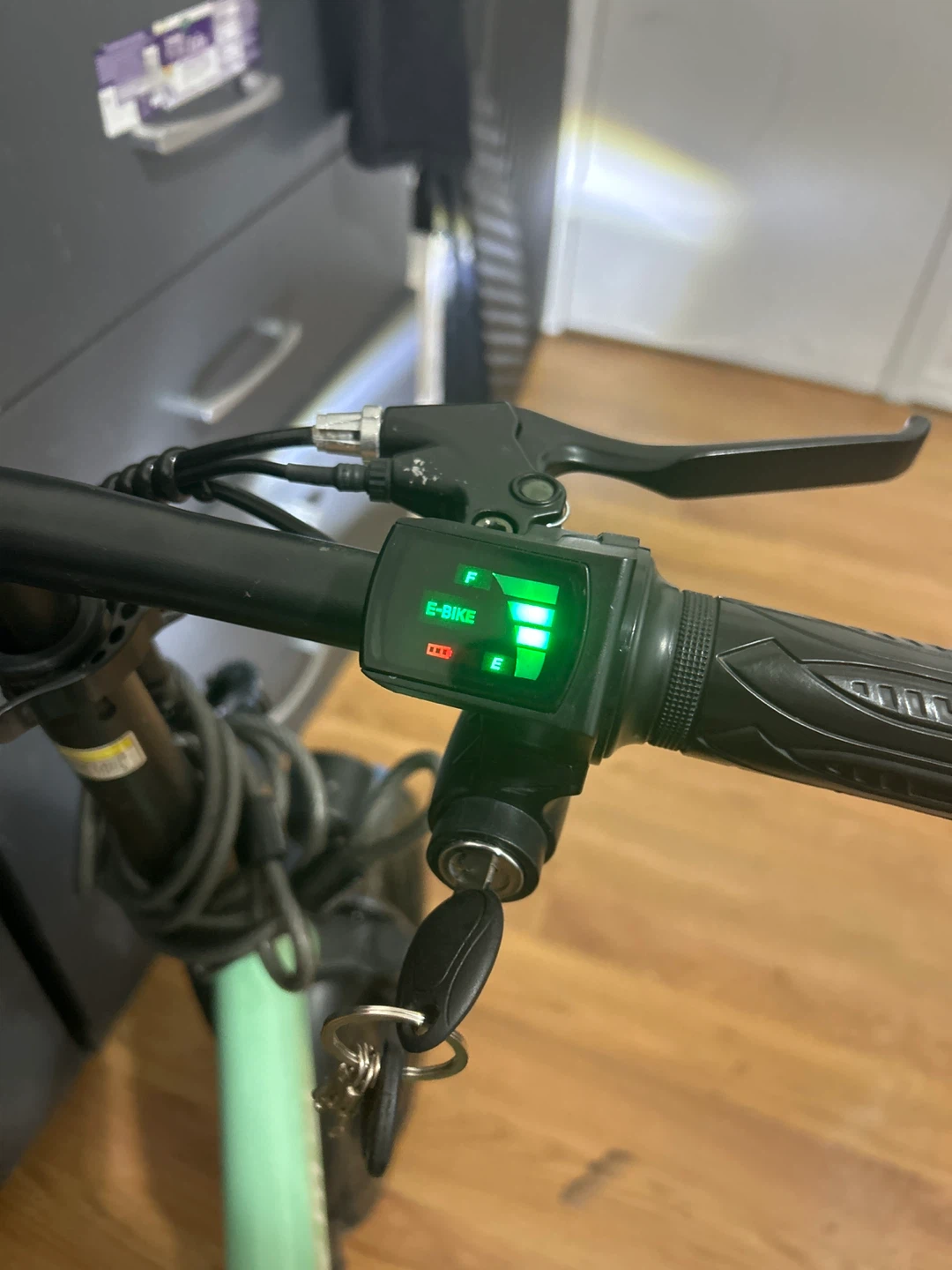 ASKMY Electric Folding Bike - Mint Green - photo 5