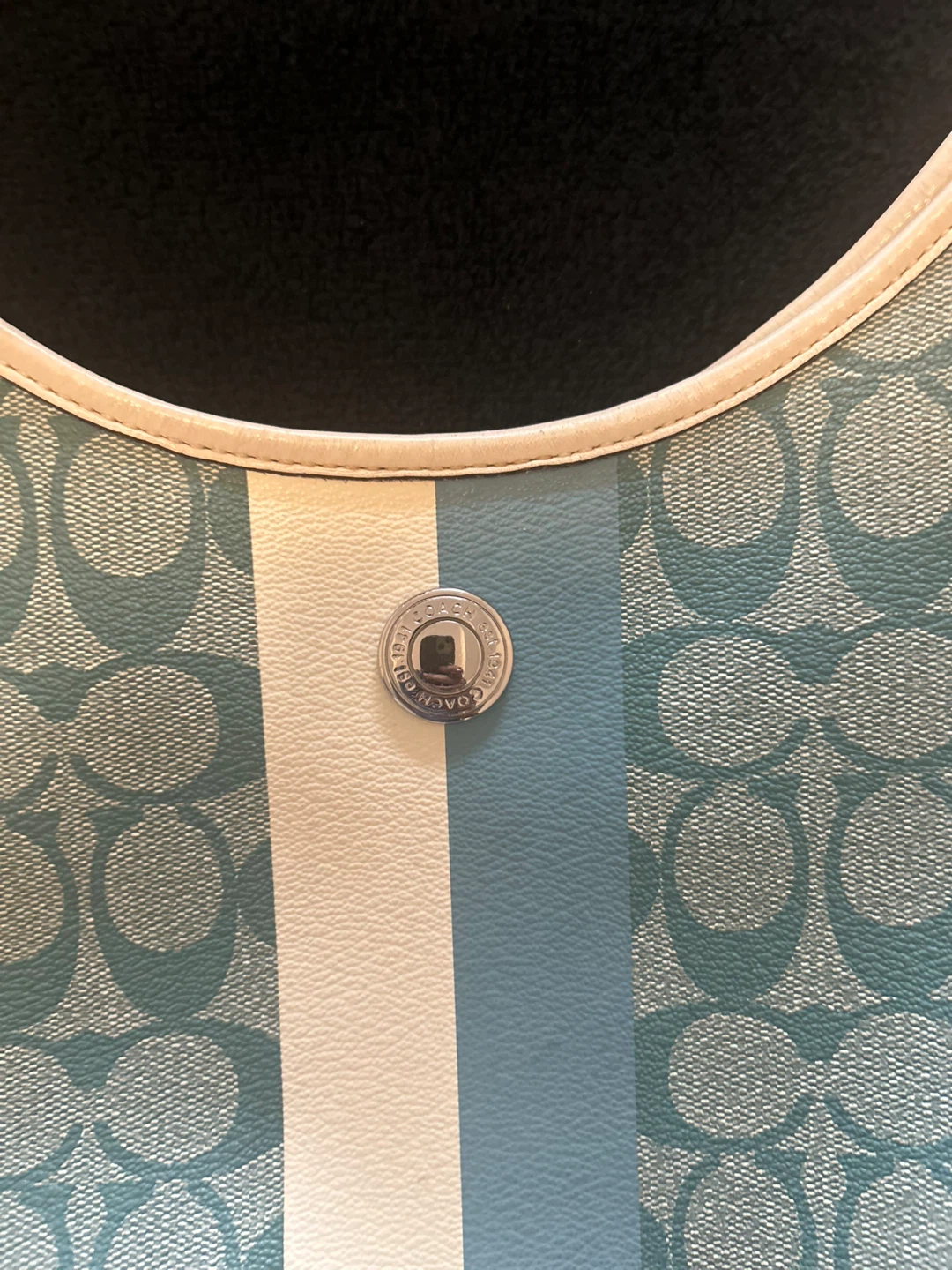 Coach Signature Stripe Shoulder Bag - photo 2