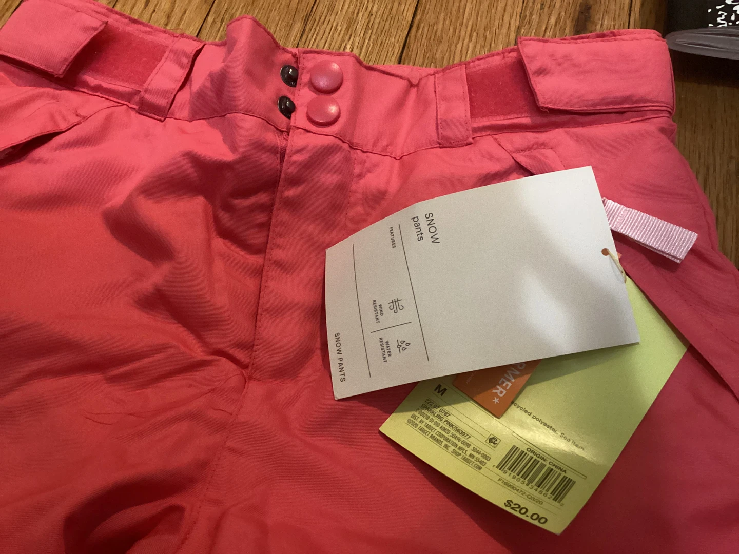 🧡Kids All in Motion Pink Snow Pants - Size M - photo 2