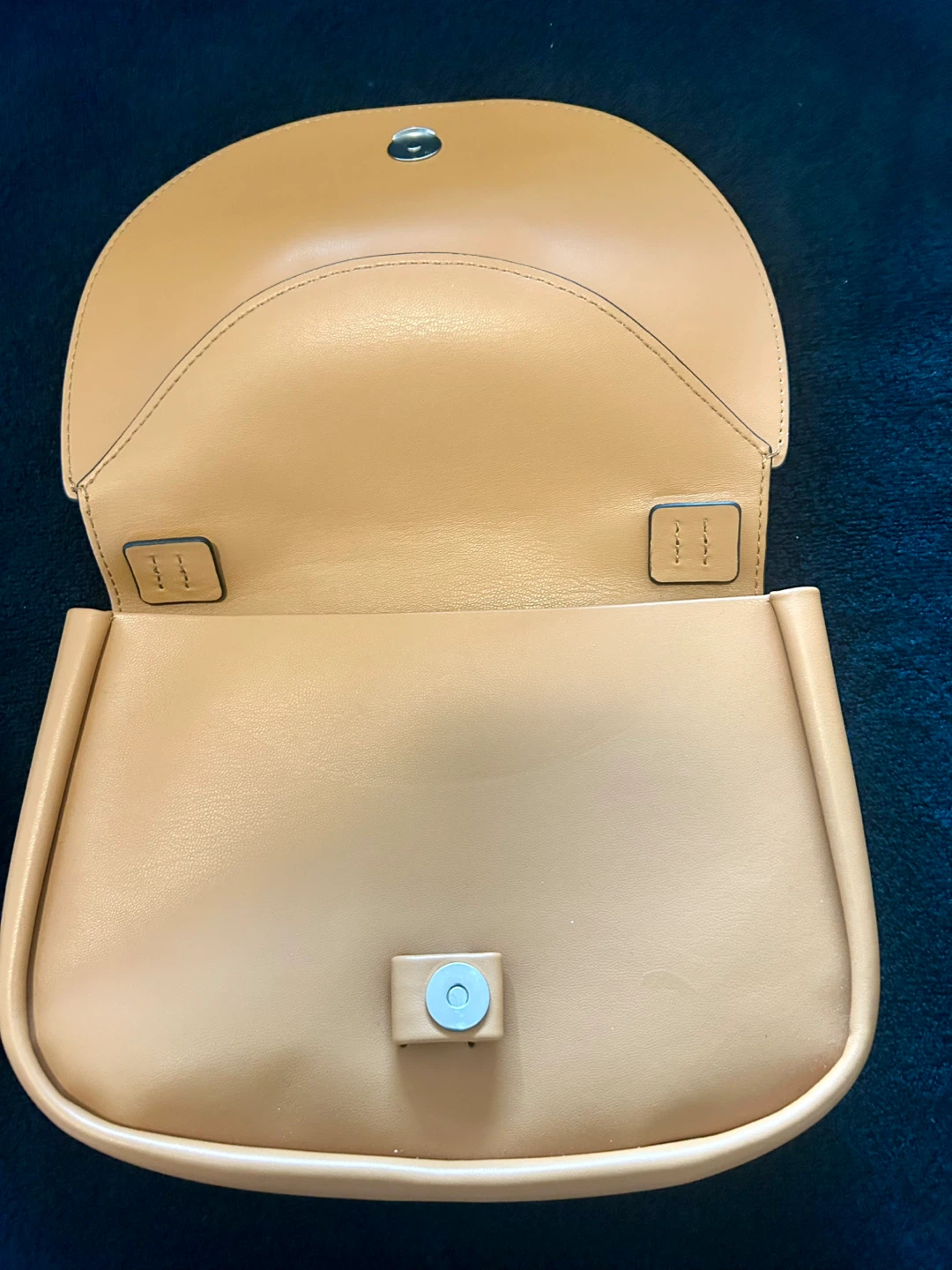 Calvin Klein Jeans Tan Leather Shoulder Bag - photo 3