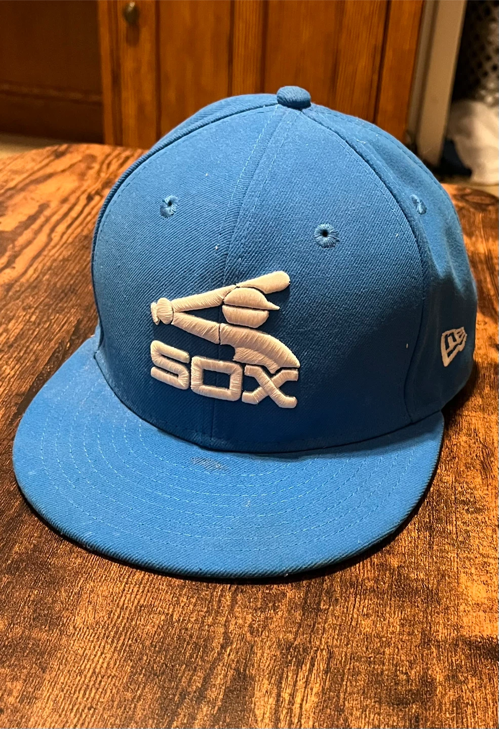 New Era Chicago White Sox 59FIFTY Fitted Baseball Cap Size 7 3/8